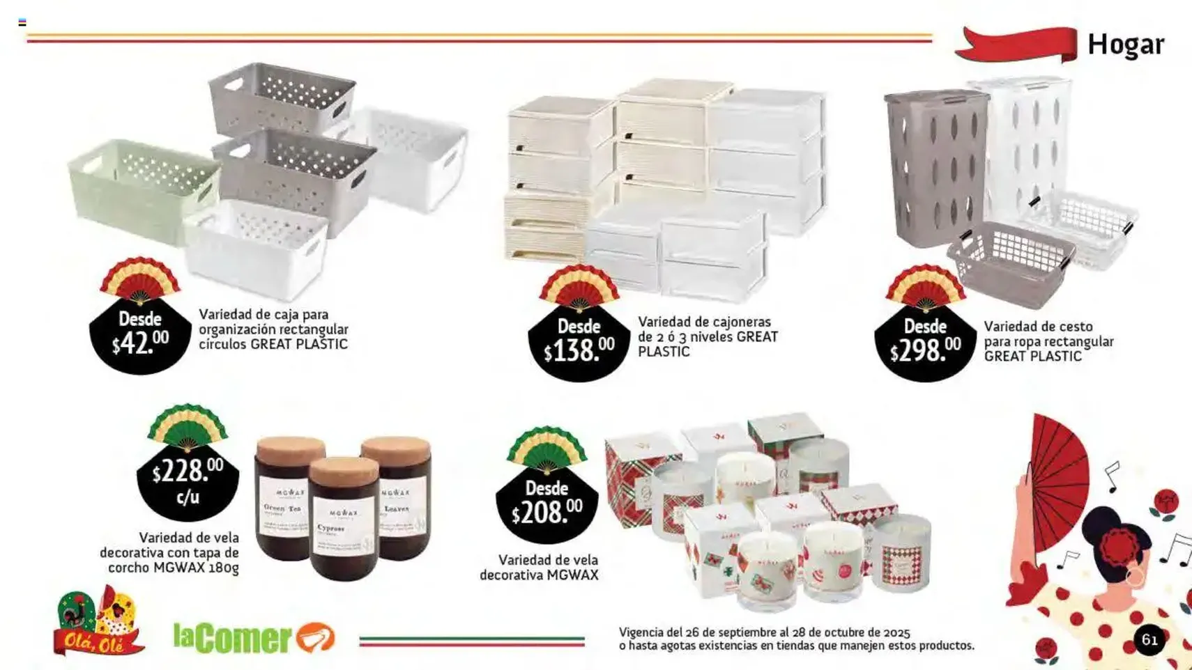 La Comer folleto Olá, Olé - folleto válido desde 26/09/2025 página 61 de 64 La Comer folleto Olá, Olé - folleto válido desde 26/09/2025 página 61 de 64