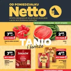 Netto gazetka od poniedziałku spożywcza - podgląd gazetki ważnej od 22.06.2026