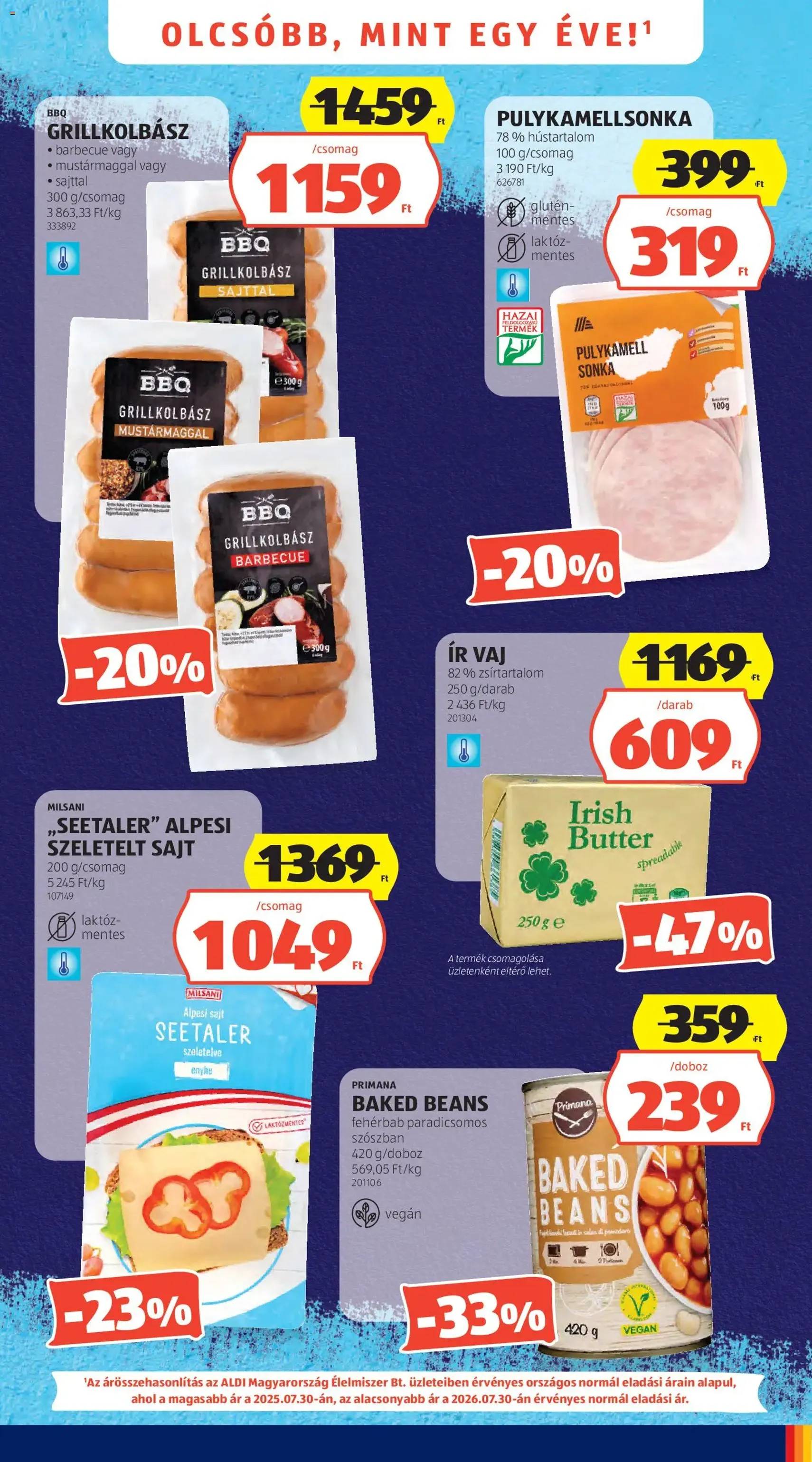 Aldi akciós újság - 2026.07.30. érvényes szórólap 3 oldal 54 oldalból