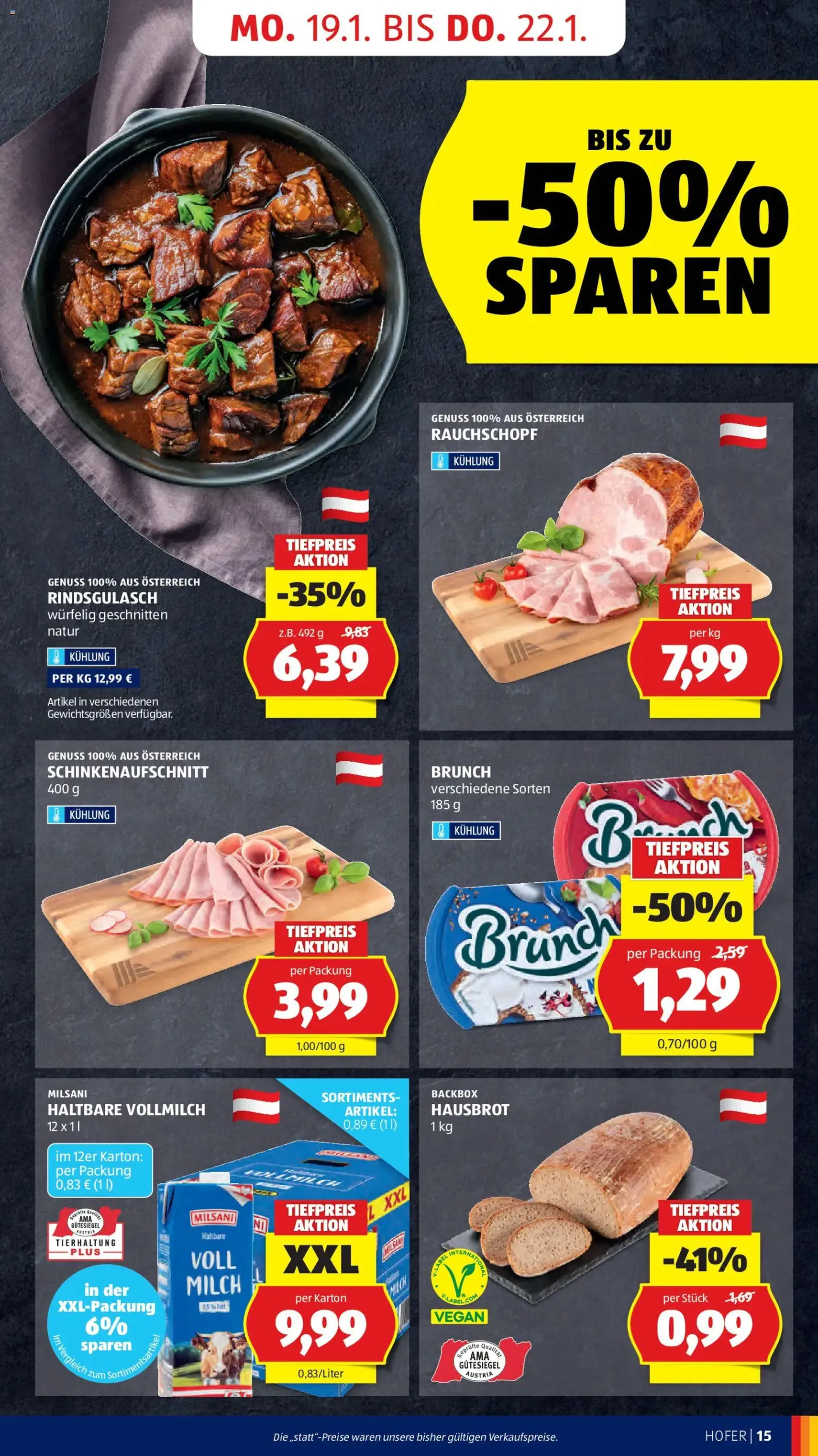 Hofer Flugblatt - Gültiger Prospekt ab 14.01.2026, Seite 17 von insgesamt 41