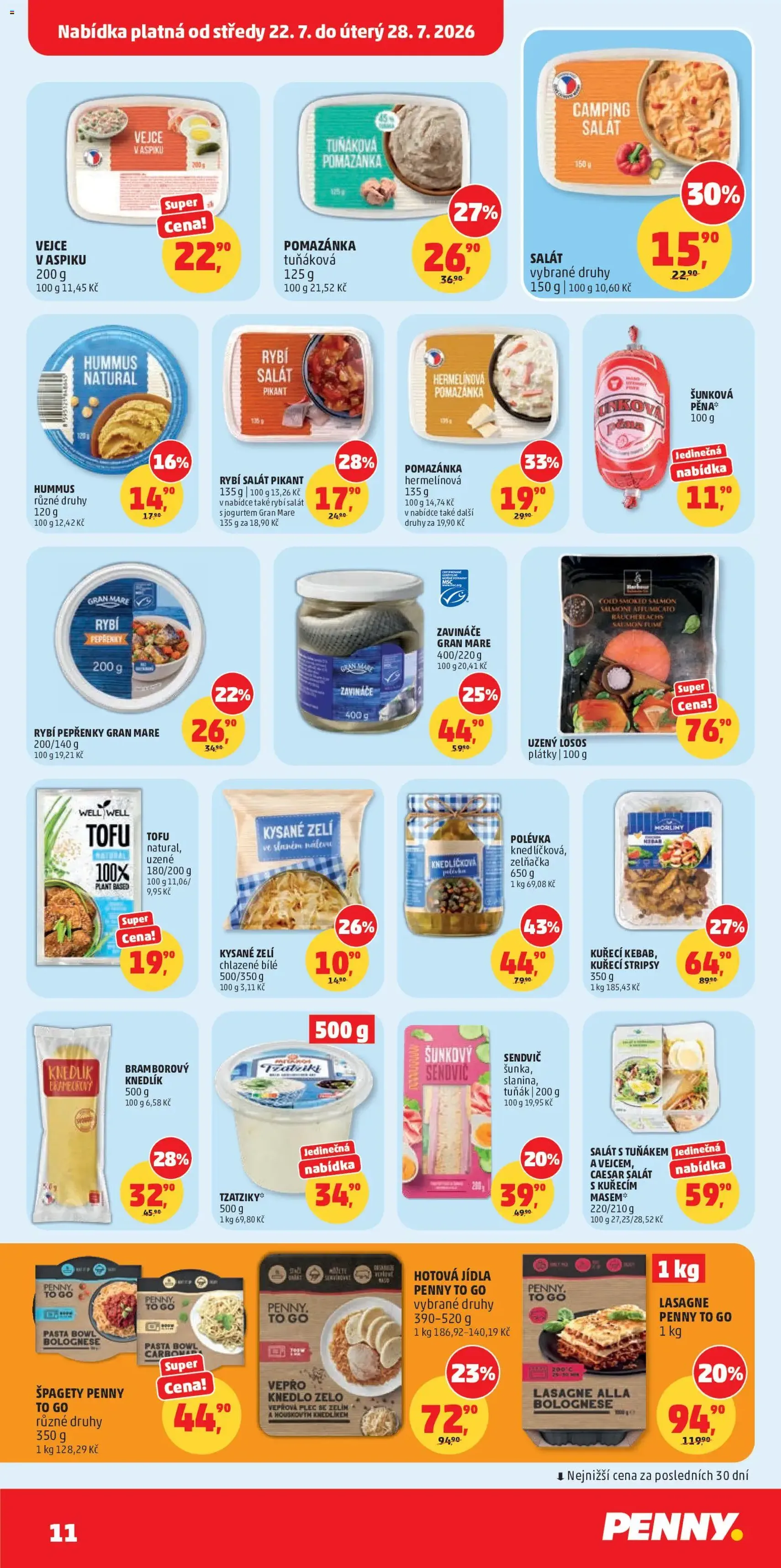 Penny Market leták - platný leták od 22.07.2026 strana 11 z 34