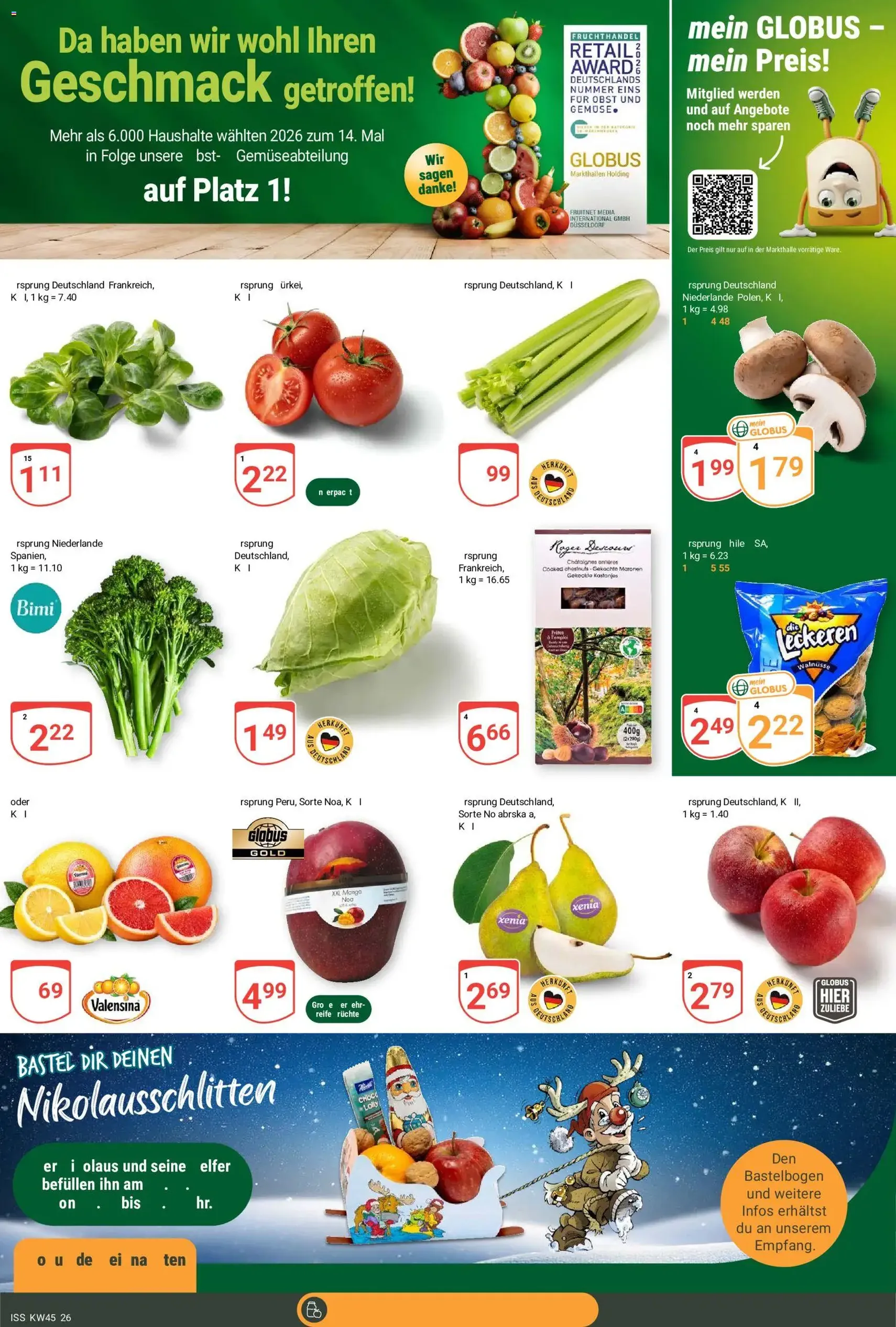 Globus Prospekt - Gültiger Prospekt ab 02.11.2026, Seite 7 von insgesamt 31