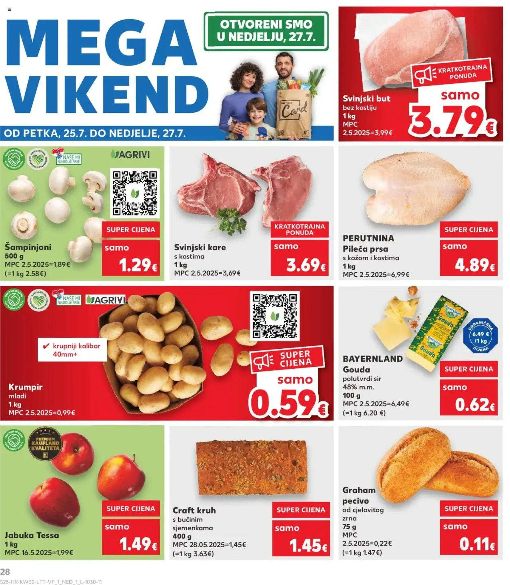 Kaufland HR - Split-Ravne njive - 2025.07.23. érvényes szórólap 28 oldal 32 oldalból