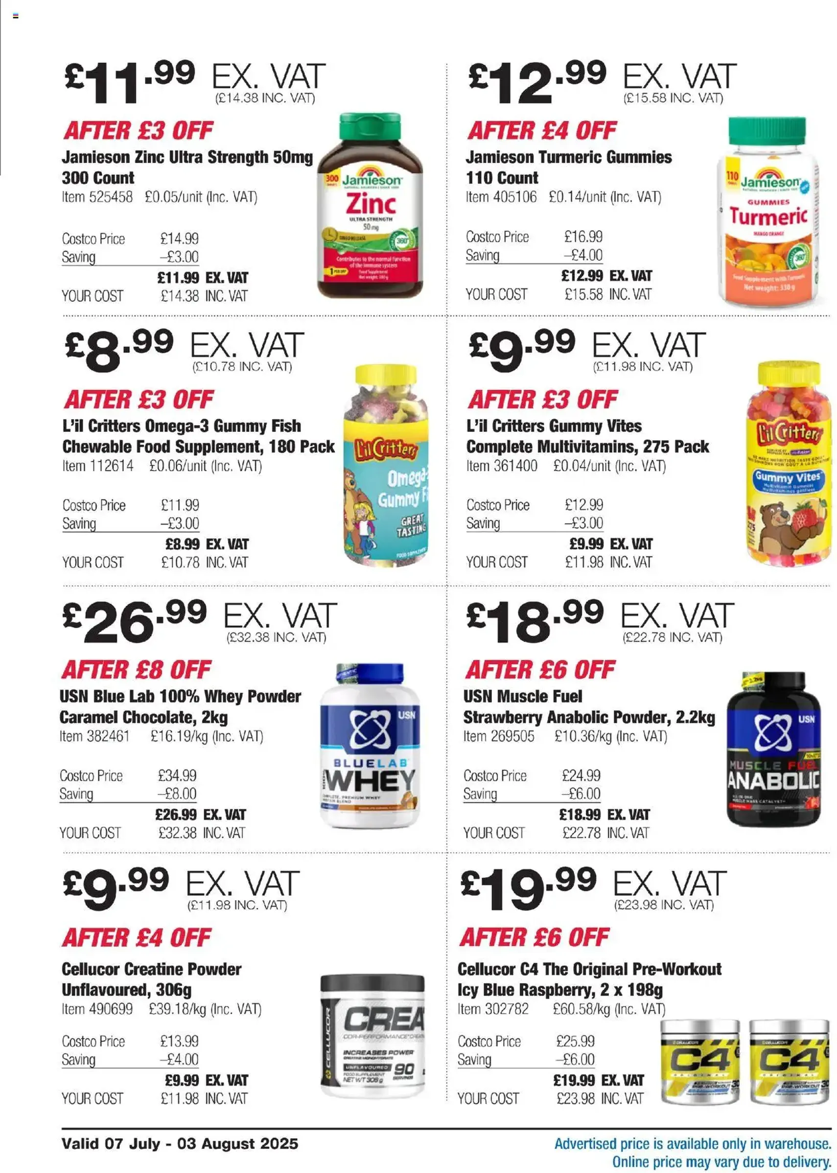 Costco - ENGLAND ONLY - valid flyer from 07/07/2025, page 18 of 36