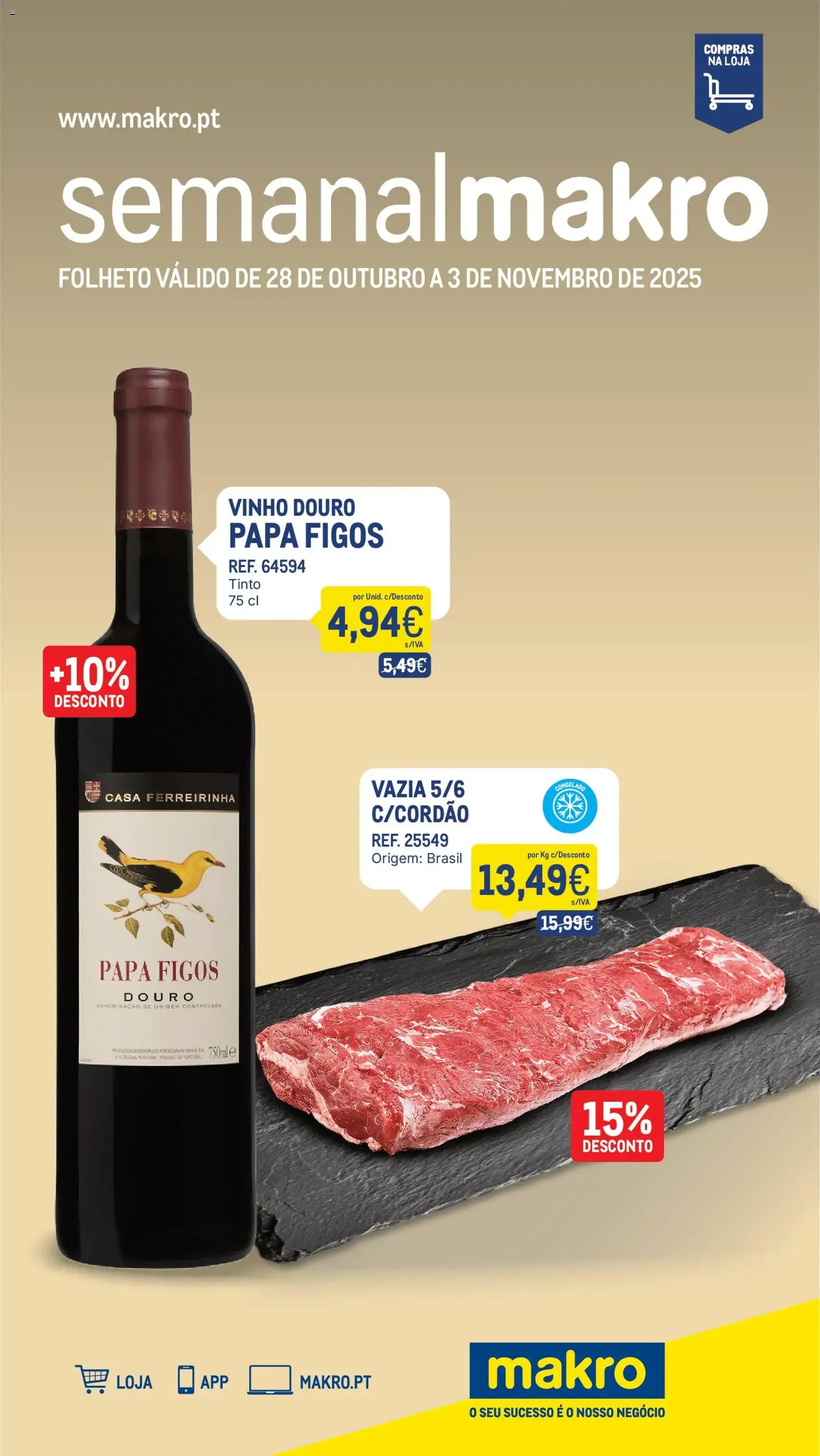 Makro folheto - folheto válido a partir de 28/10/2025 página 1 de 18 Makro folheto - folheto válido a partir de 28/10/2025 página 1 de 18