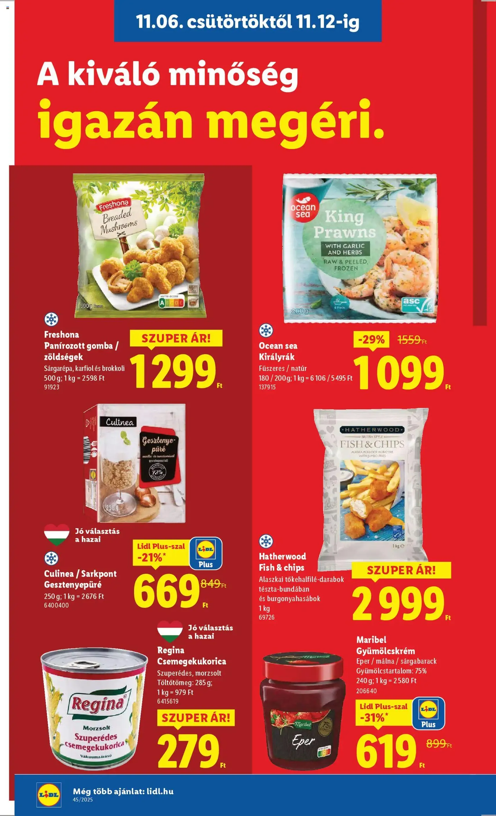 Lidl Akciós újság - 2025.11.06. érvényes szórólap 12 oldal 52 oldalból