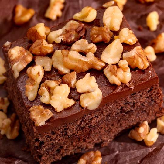 Anteprima ricetta Torta al cioccolato e noci senza farina