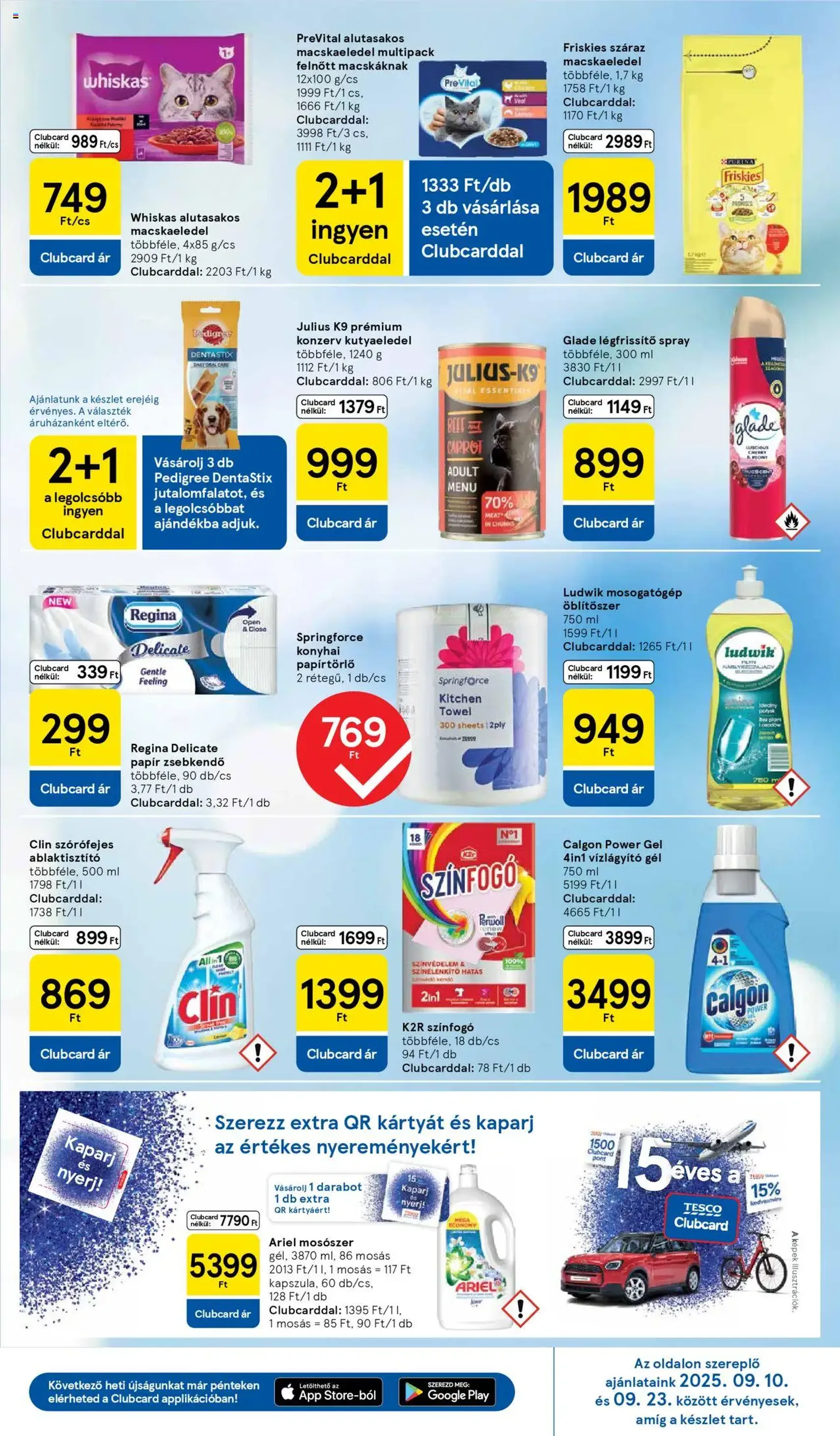 Tesco Hipermarket - Akciós újság - 2025.09.18. érvényes szórólap 7 oldal 32 oldalból