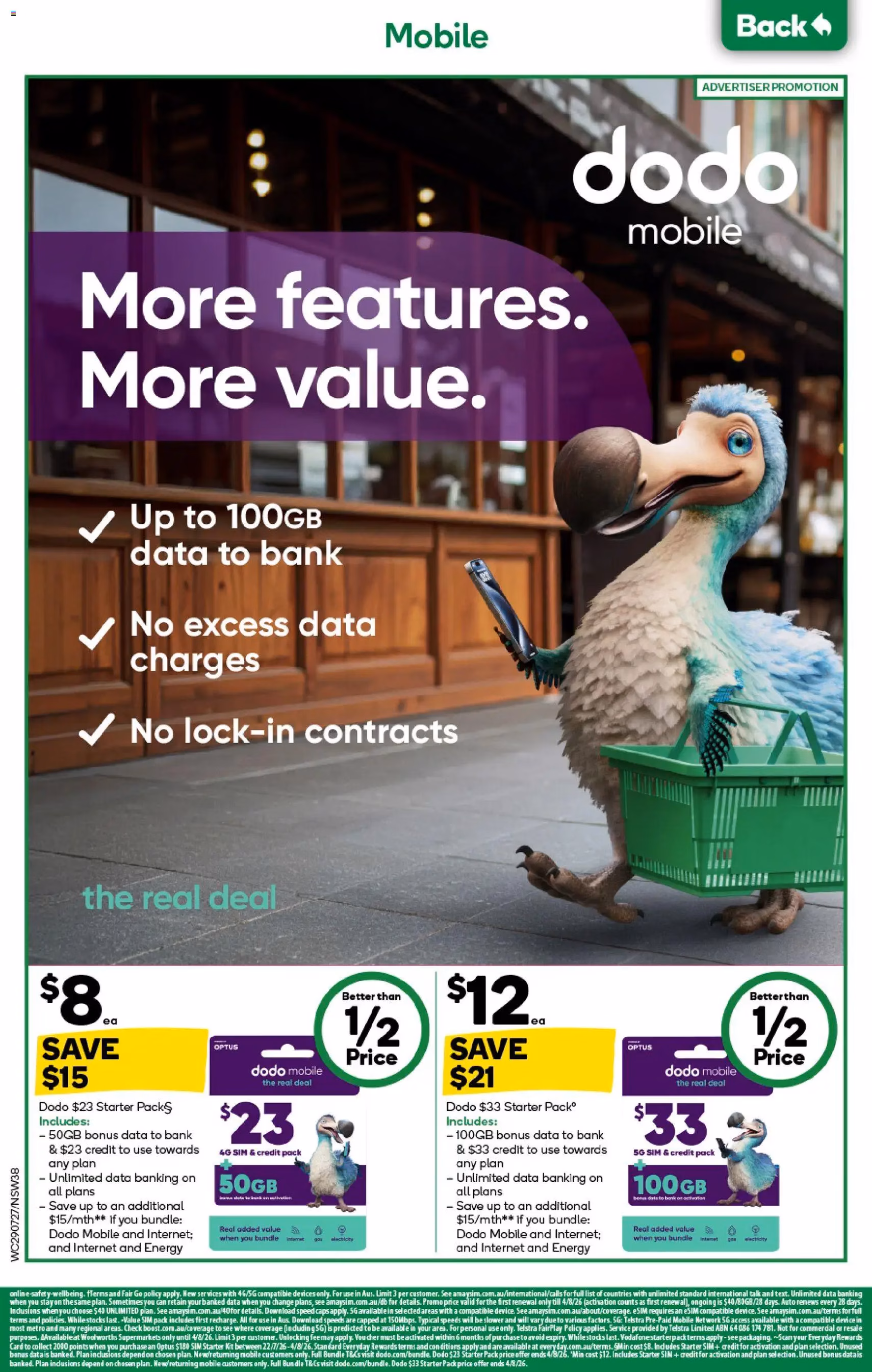 Woolworths catalogue - valid flyer from 29/07/2026, page 38 of 38