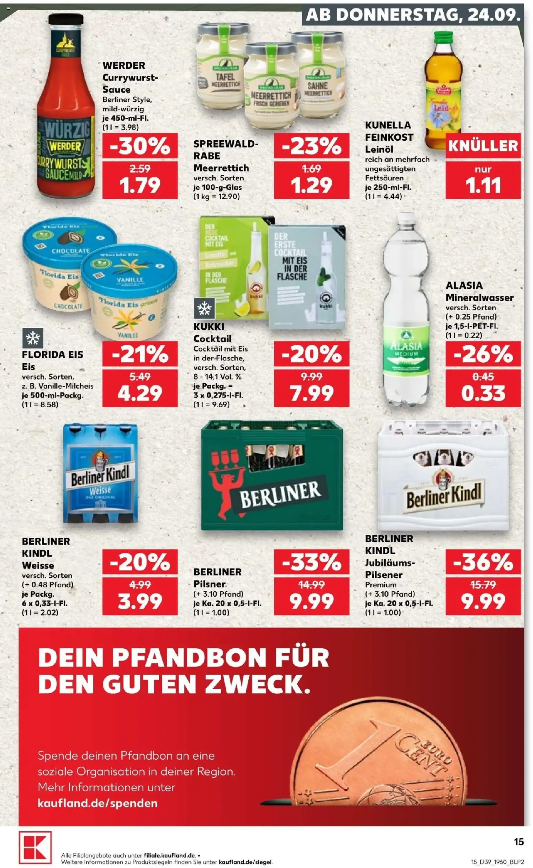 Kaufland Prospekt - Gültiger Prospekt ab 24.09.2026, Seite 15 von insgesamt 72