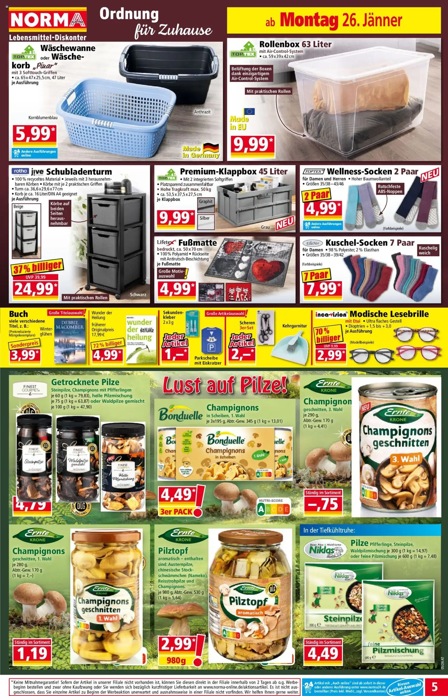 Norma Flugblatt - Gültiger Prospekt ab 26.01.2026, Seite 5 von insgesamt 20