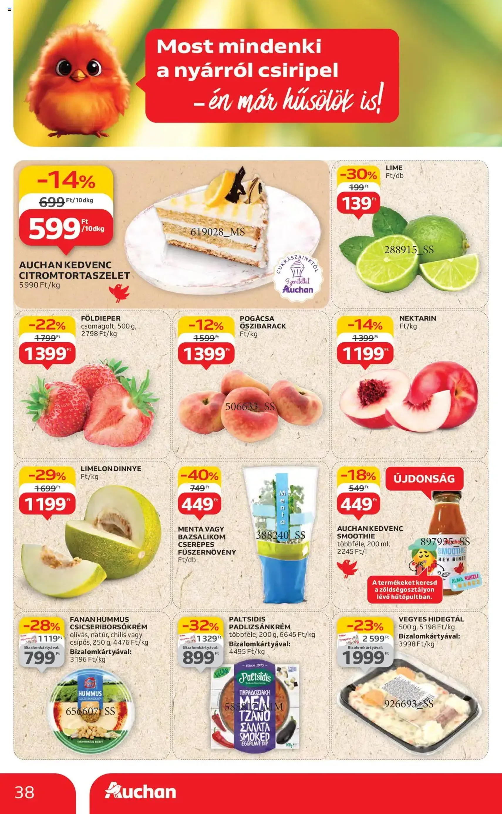 Auchan Akciós újság - 2025.07.24. érvényes szórólap 38 oldal 60 oldalból