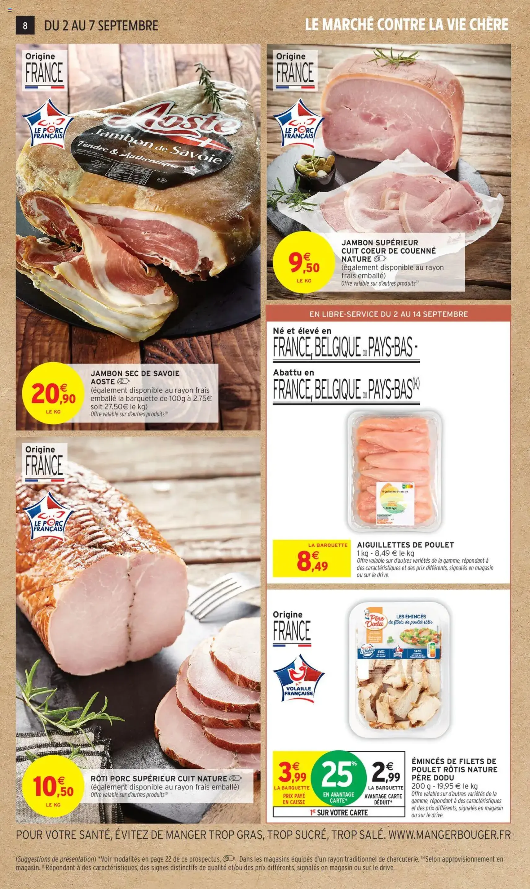 Intermarché Catalogue Découvrez nos offres spéciales rentrée | Super - brochure valable à partir du 02/09/2025, page 8 sur 32 Intermarché Catalogue Découvrez nos offres spéciales rentrée | Super - brochure valable à partir du 02/09/2025, page 8 sur 32
