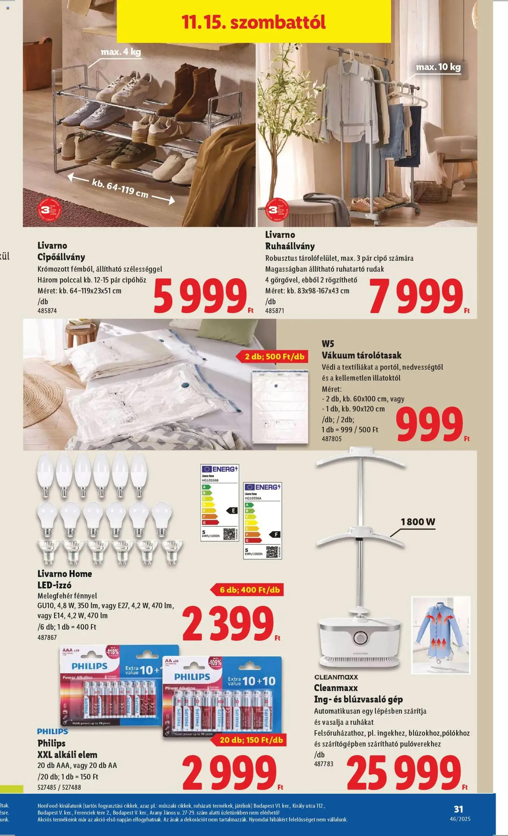 Lidl Akciós újság - 2025.11.13. érvényes szórólap 31 oldal 52 oldalból