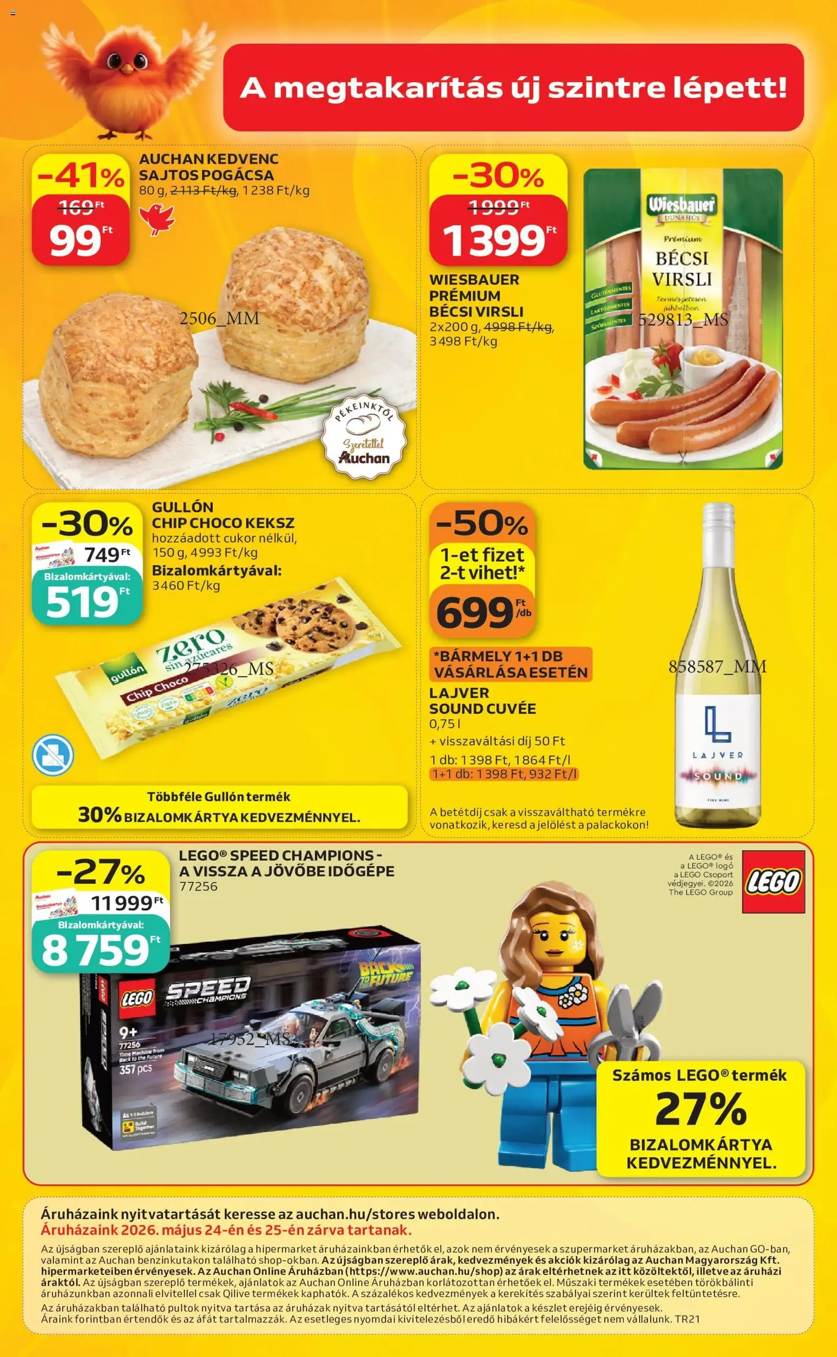 Auchan akciós újság - 2026.05.21. érvényes szórólap 52 oldal 52 oldalból