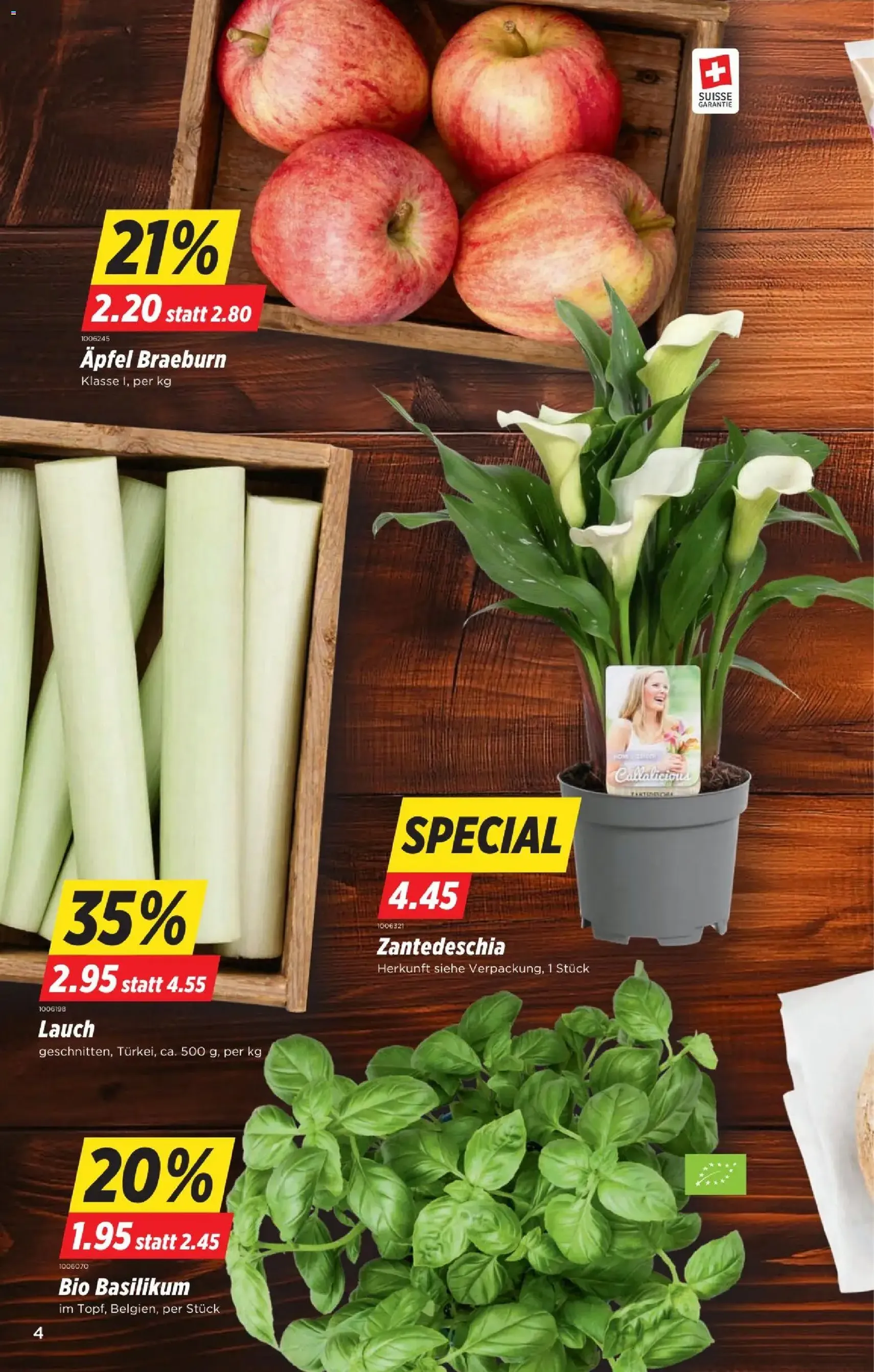 Denner aktionen - Gültiger Prospekt ab 16.04.2026, Seite 4 von insgesamt 22