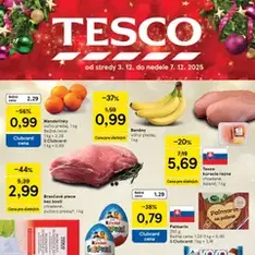 Tesco Hypermarket - leták - náhľad letáku platný od 03.12.2025