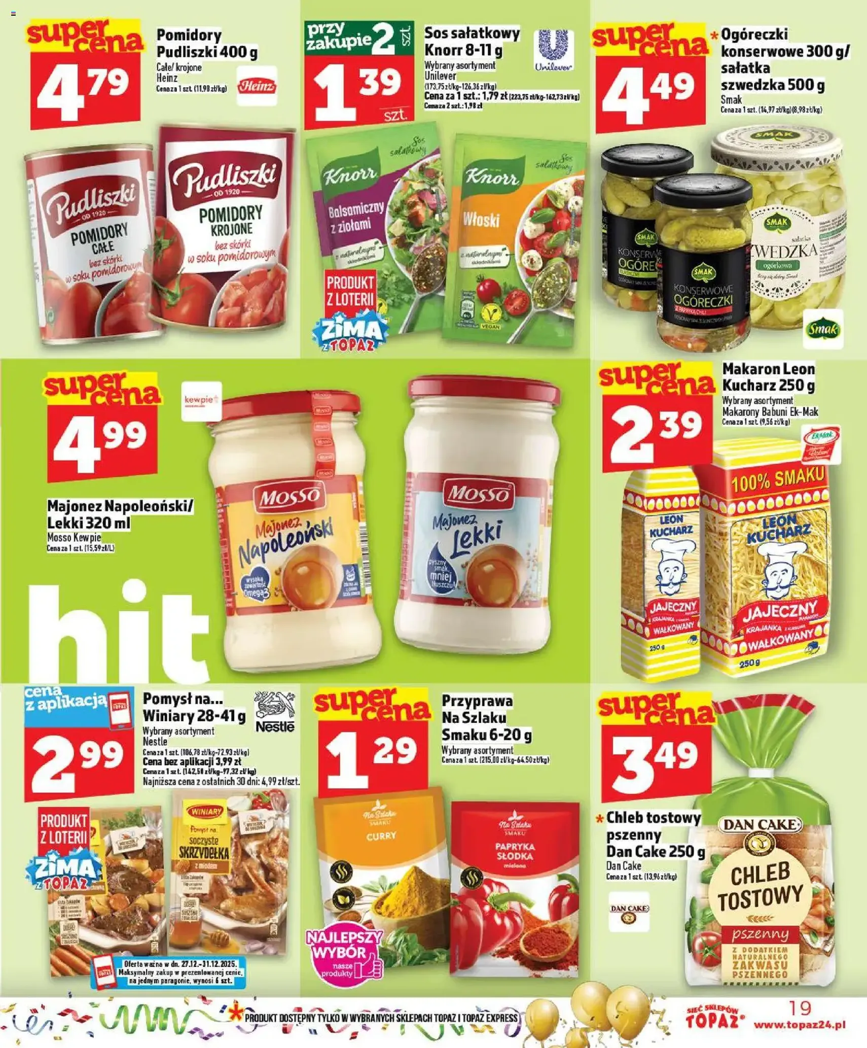 Topaz Gazetka - ważny gazetka od 27.12.2025 strona 19 z 28