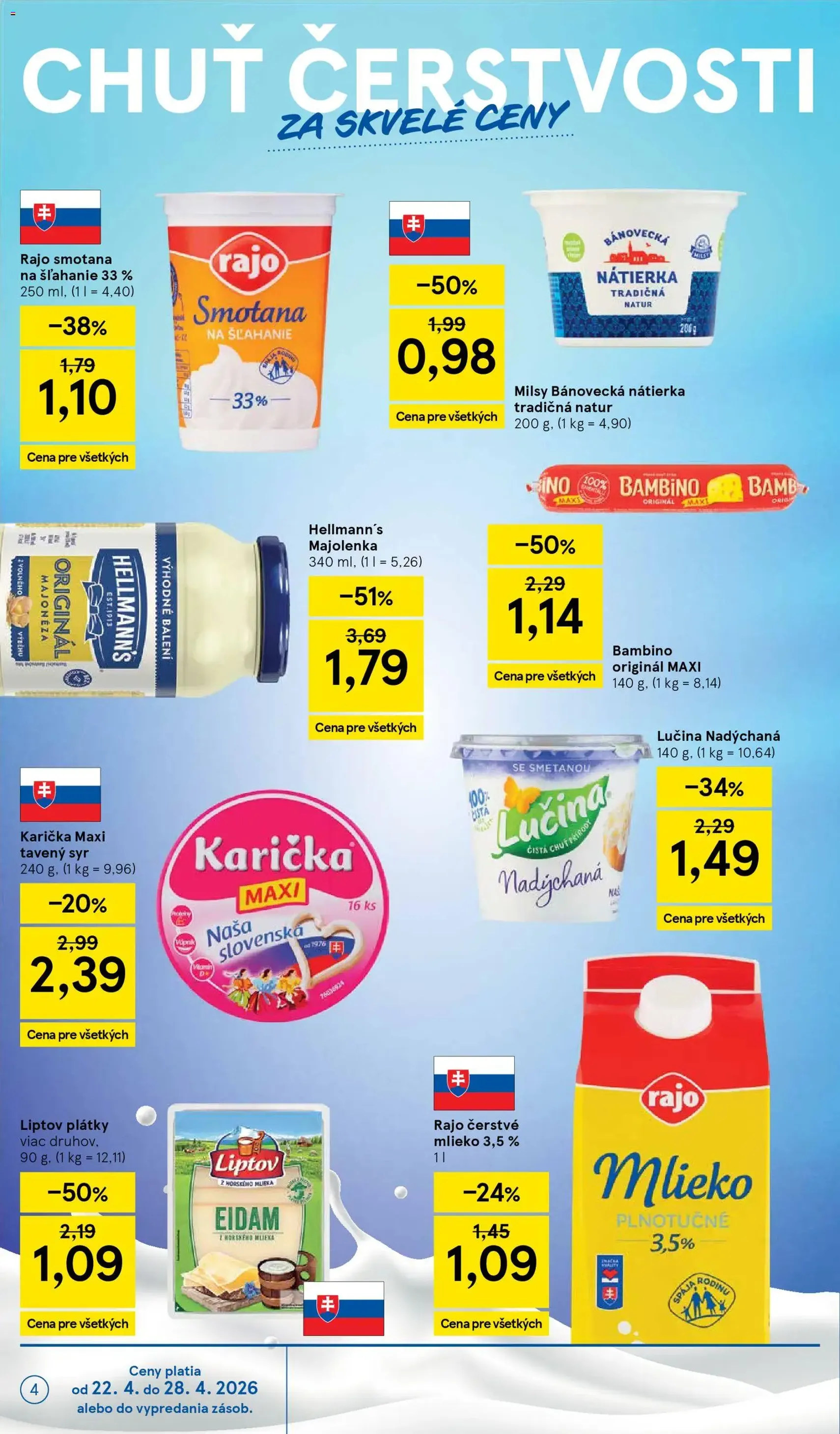 Tesco Hypermarket - leták - platný leták od 22.04.2026 strana 4 z 45