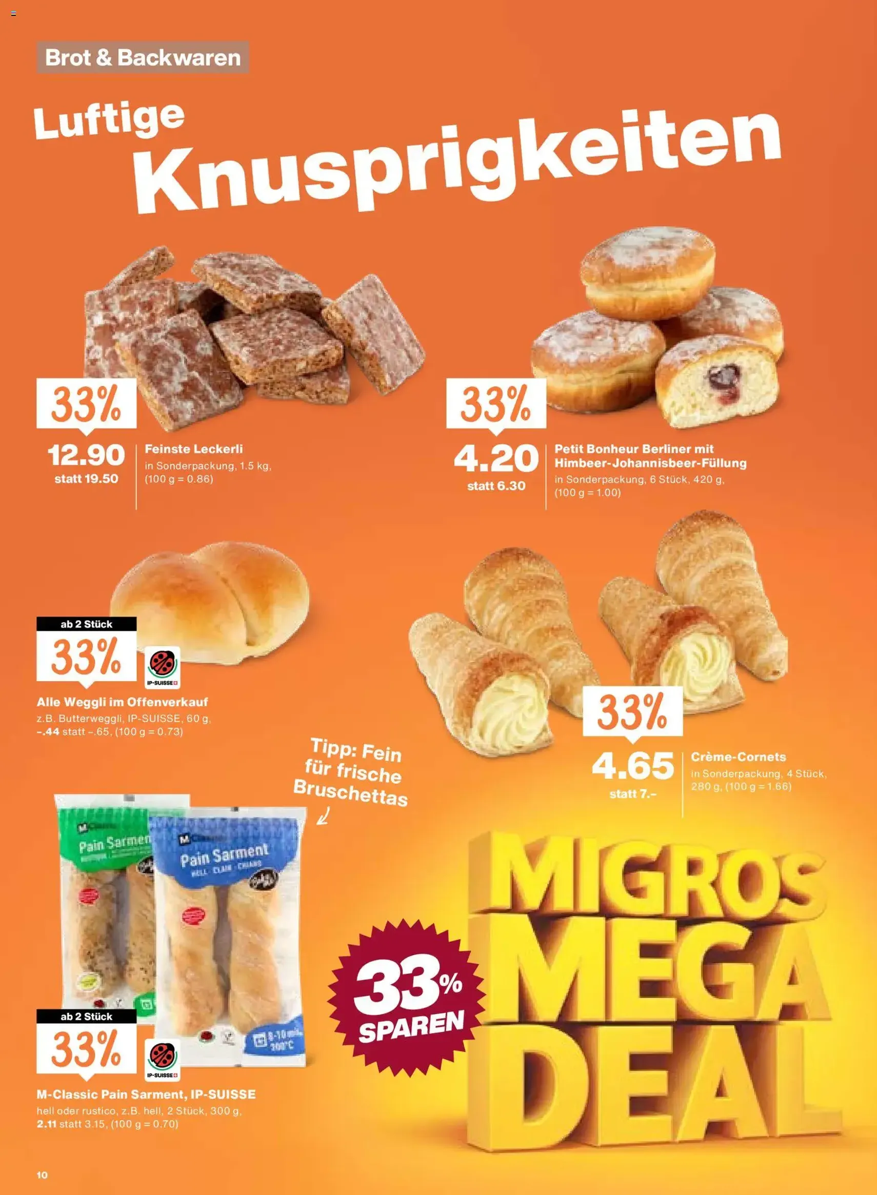 Migros aktionen - Gültiger Prospekt ab 20.08.2026, Seite 10 von insgesamt 20