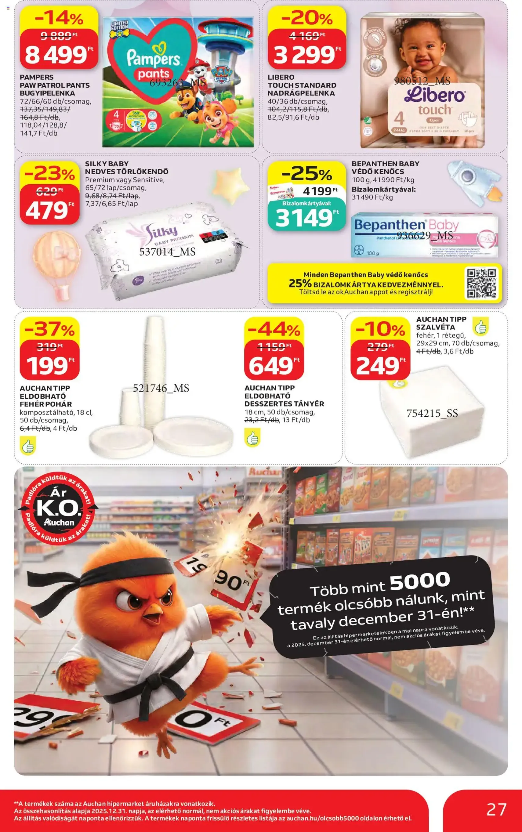 Auchan akciós újság - 2026.07.30. érvényes szórólap 27 oldal 45 oldalból