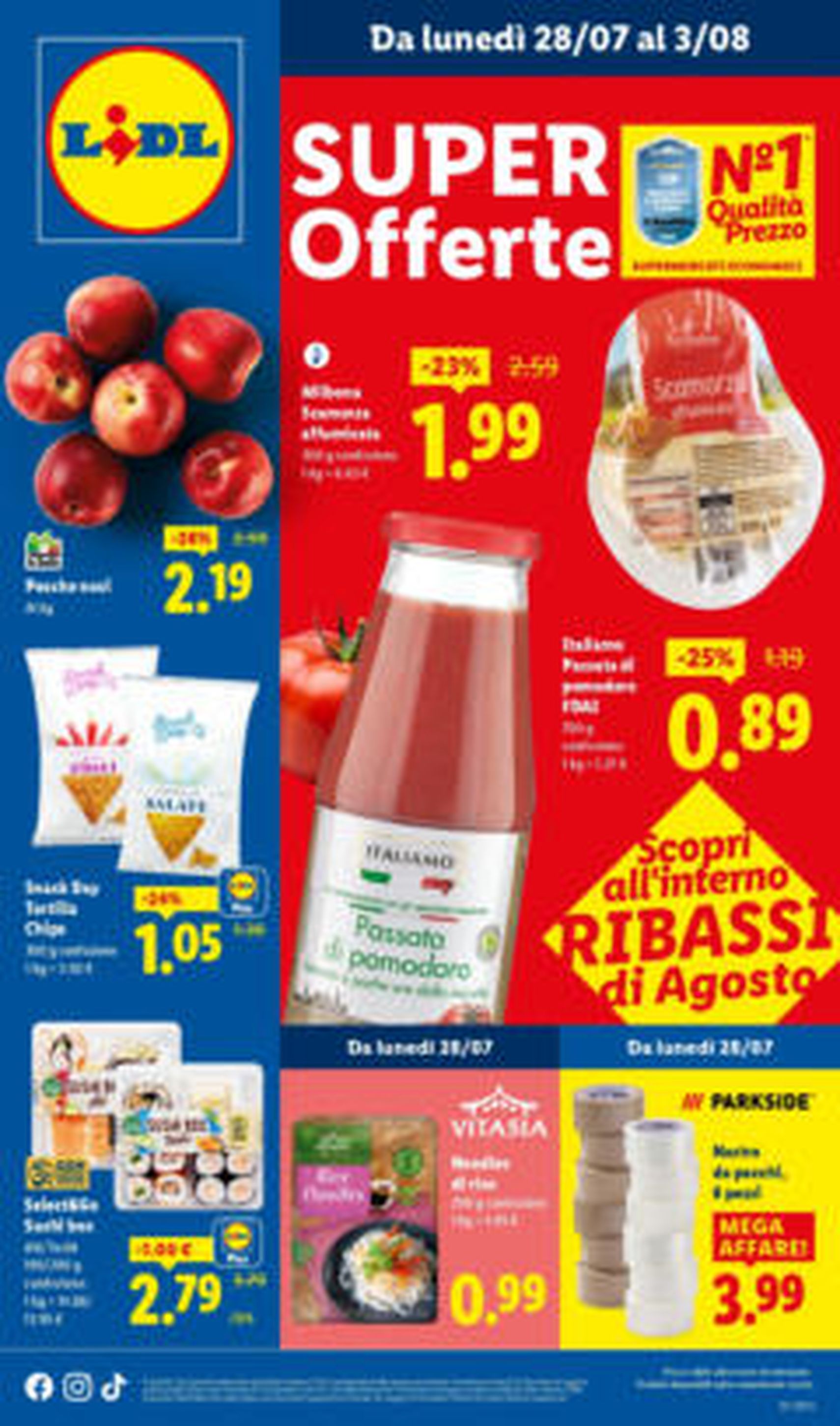 Volantino Lidl - volantino valido dal 28/07/2025 pagina 1 di 1