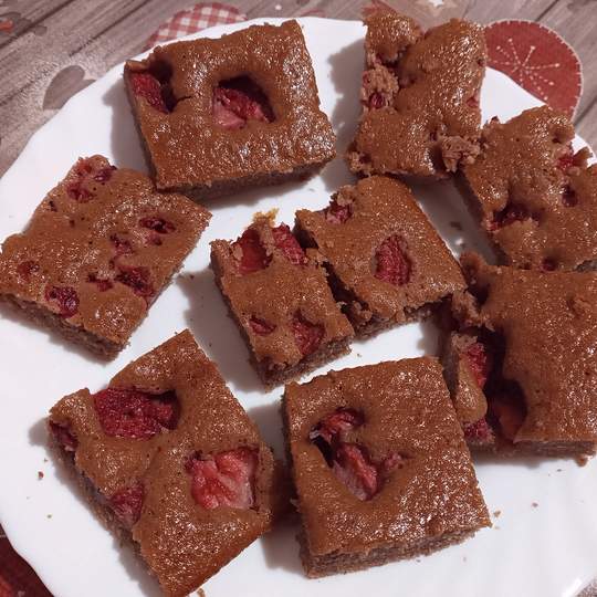 Voorvertoning van recept Chocoladecake met fruit