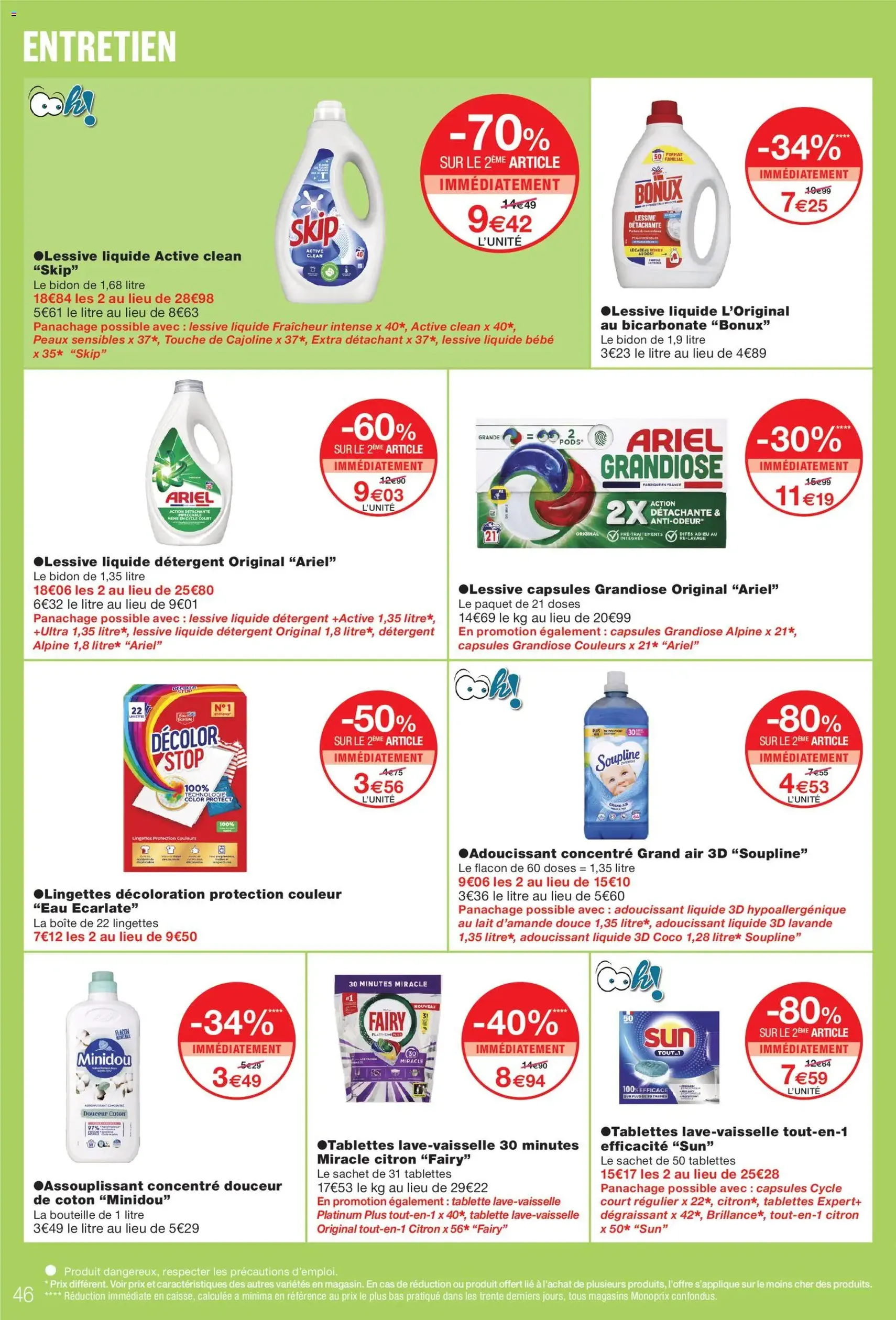 Monoprix catalogue - brochure valable à partir du 30/06/2026, page 46 sur 58