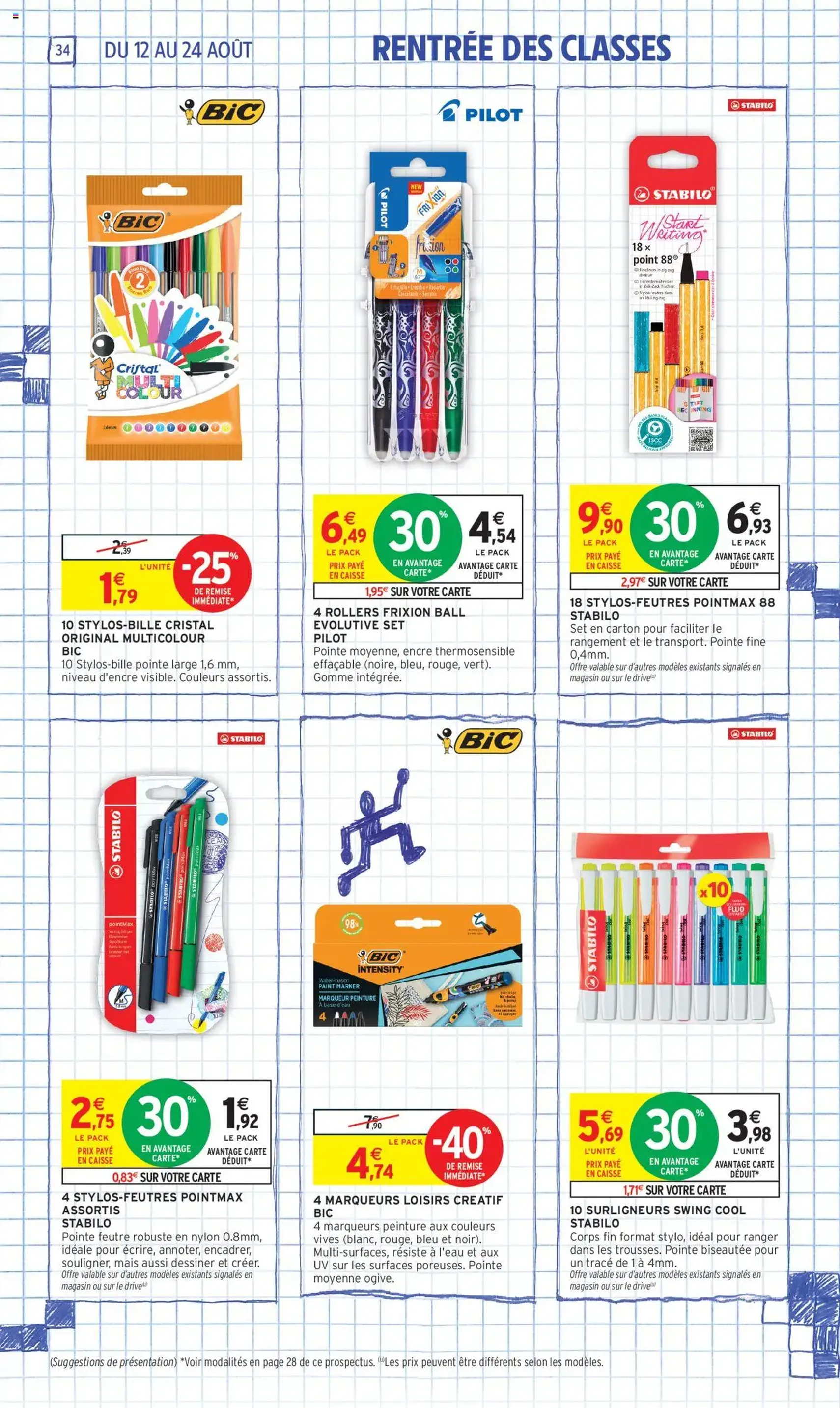 Intermarché catalogue semaine 32 - brochure valable à partir du 12/08/2025, page 34 sur 40