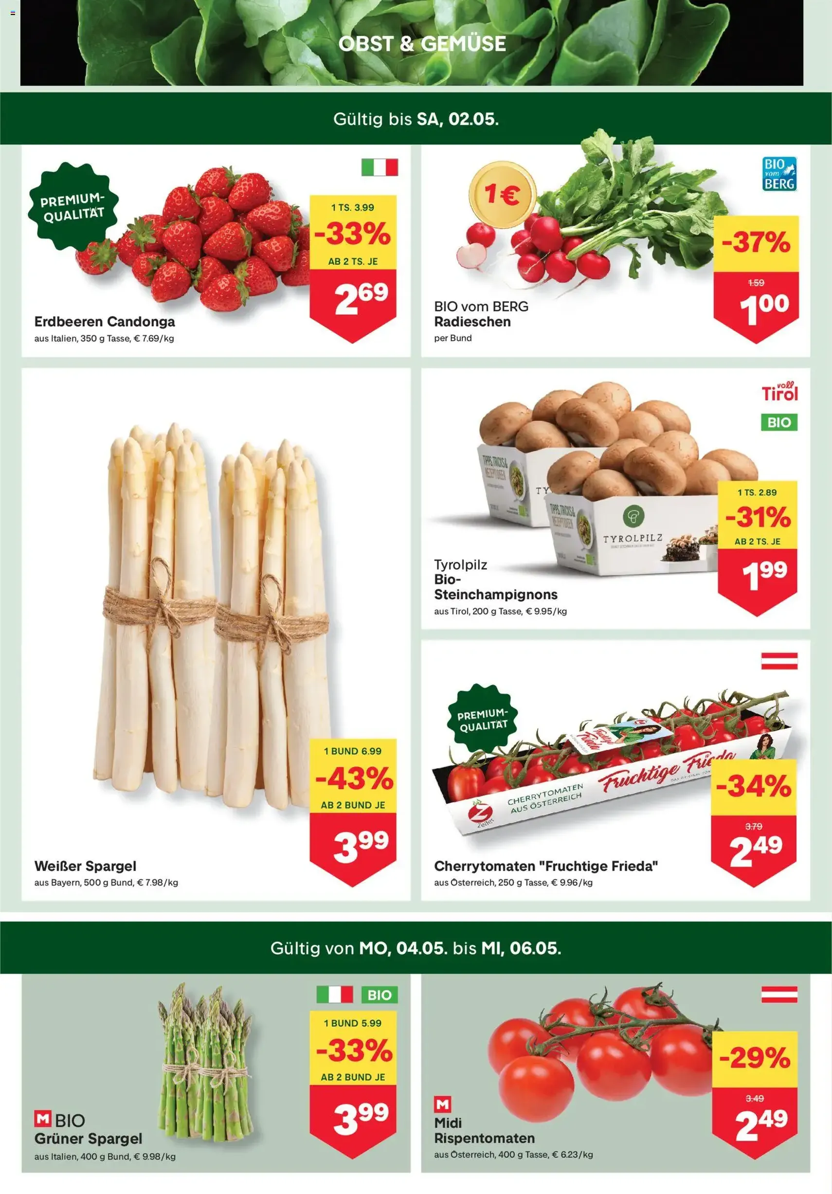 MPREIS Flugblatt - Gültiger Prospekt ab 30.04.2026, Seite 2 von insgesamt 17