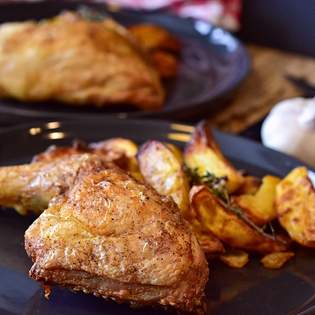 Recipe preview Tasty baked chicken thighs