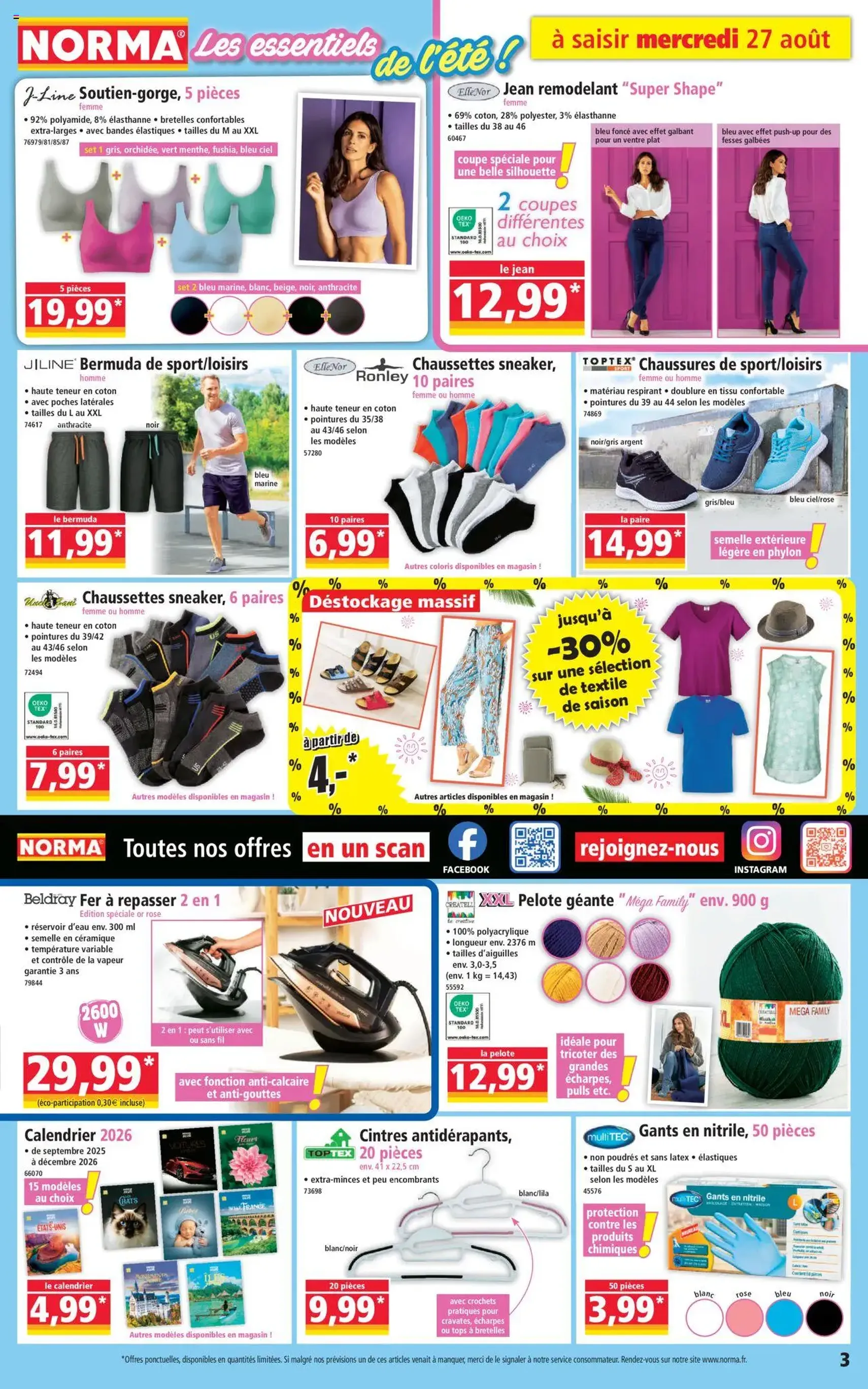 Norma catalogue - brochure valable à partir du 27/08/2025, page 3 sur 12