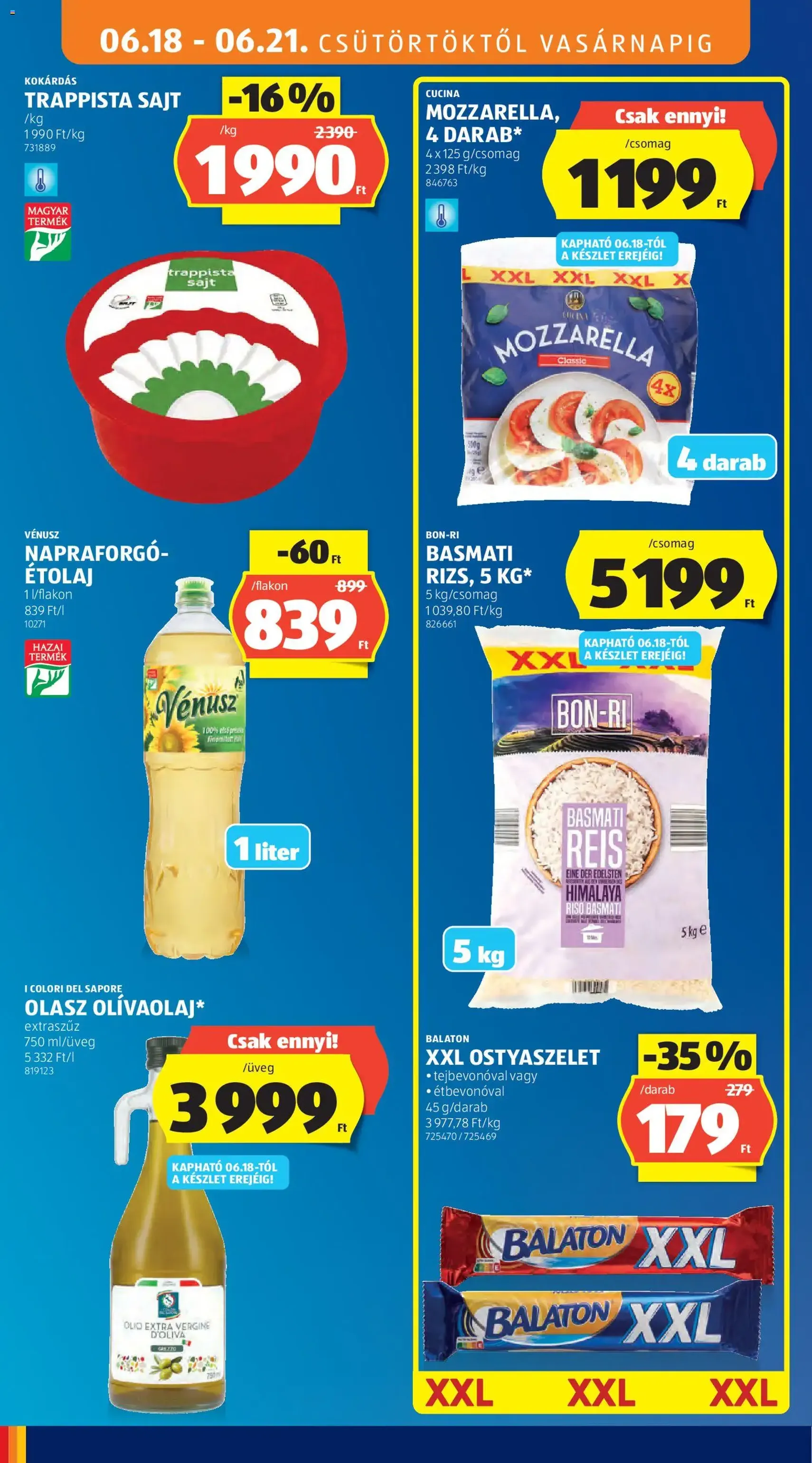 Aldi akciós újság - 2026.06.18. érvényes szórólap 16 oldal 37 oldalból