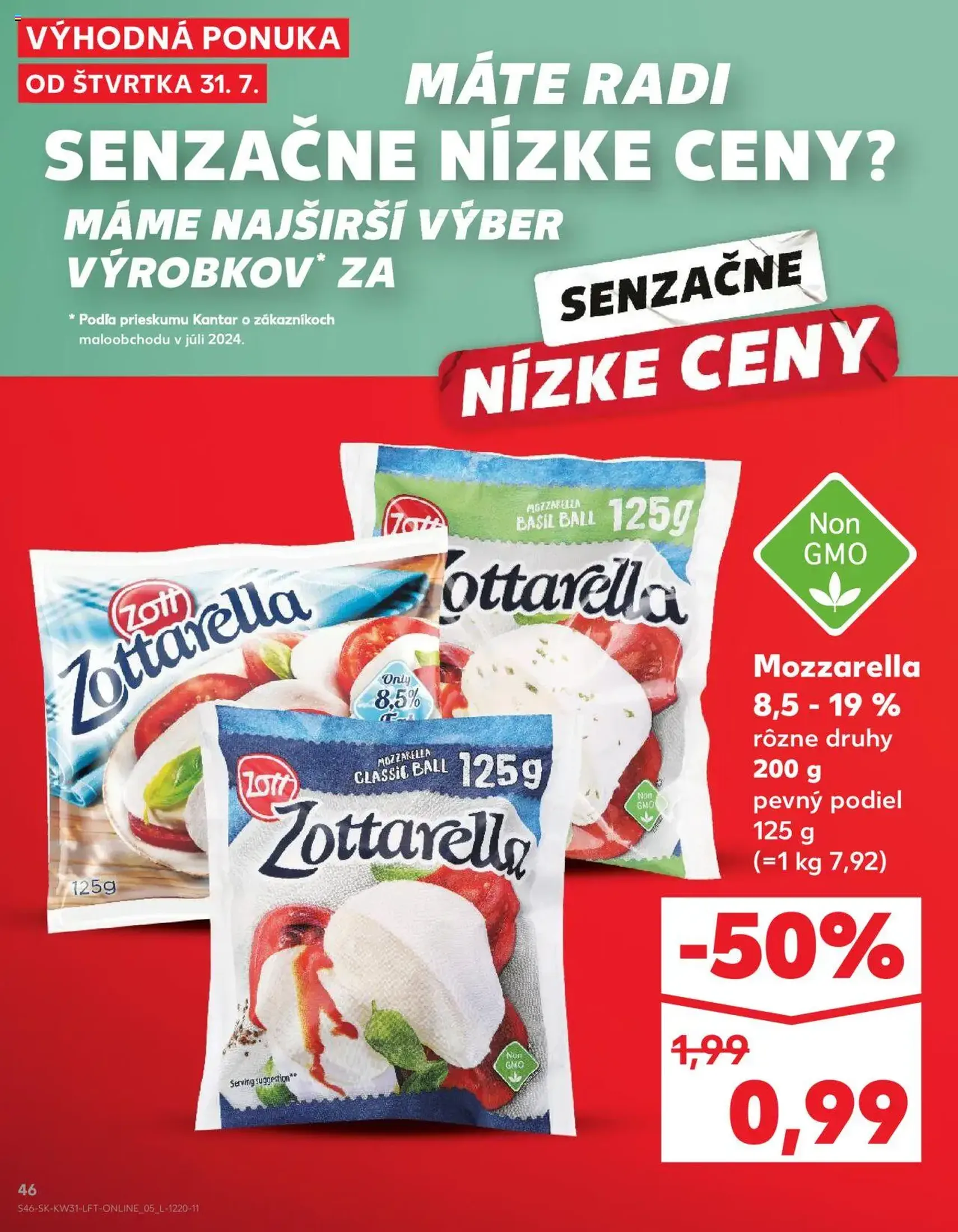 Kaufland Bratislava-Dúbravka - platný leták od 31.07.2025 strana 46 z 76