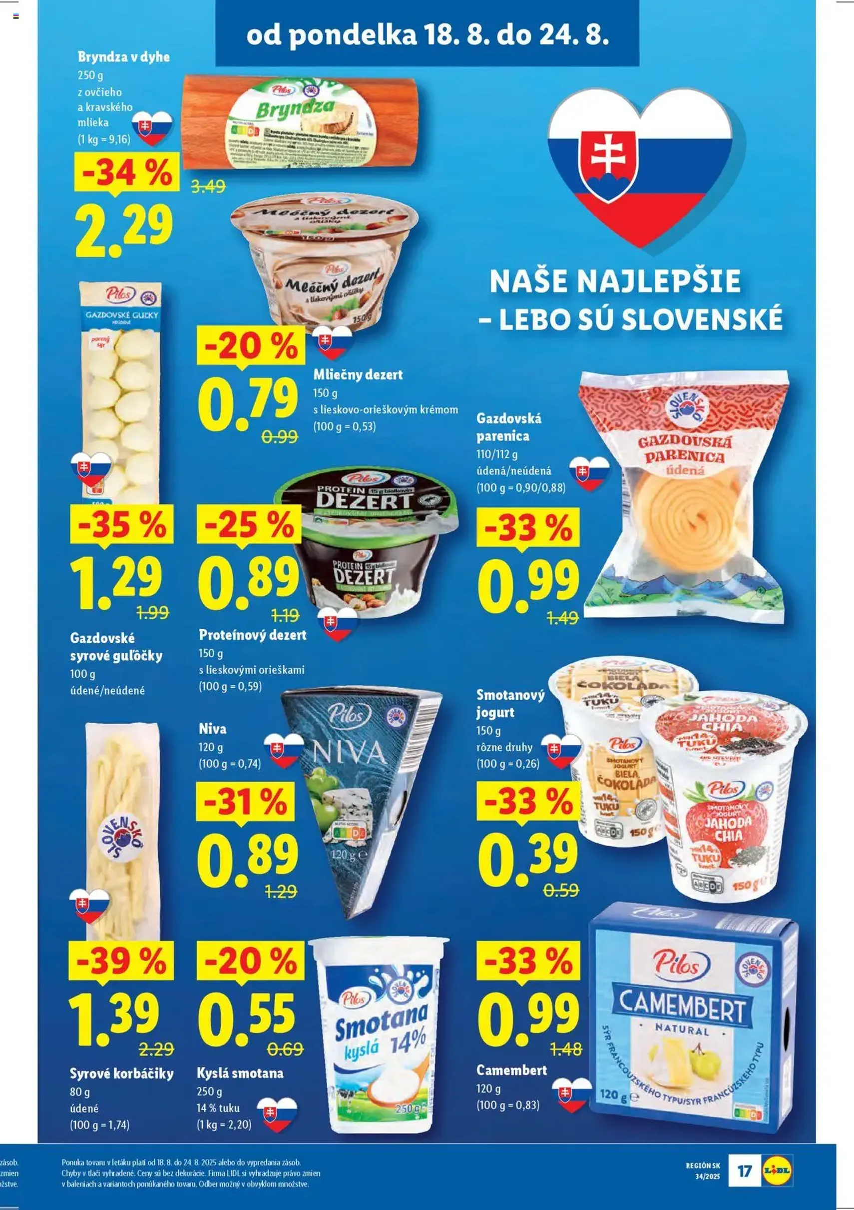 Lidl leták - platný leták od 18.08.2025 strana 17 z 97 Lidl leták - platný leták od 18.08.2025 strana 17 z 97