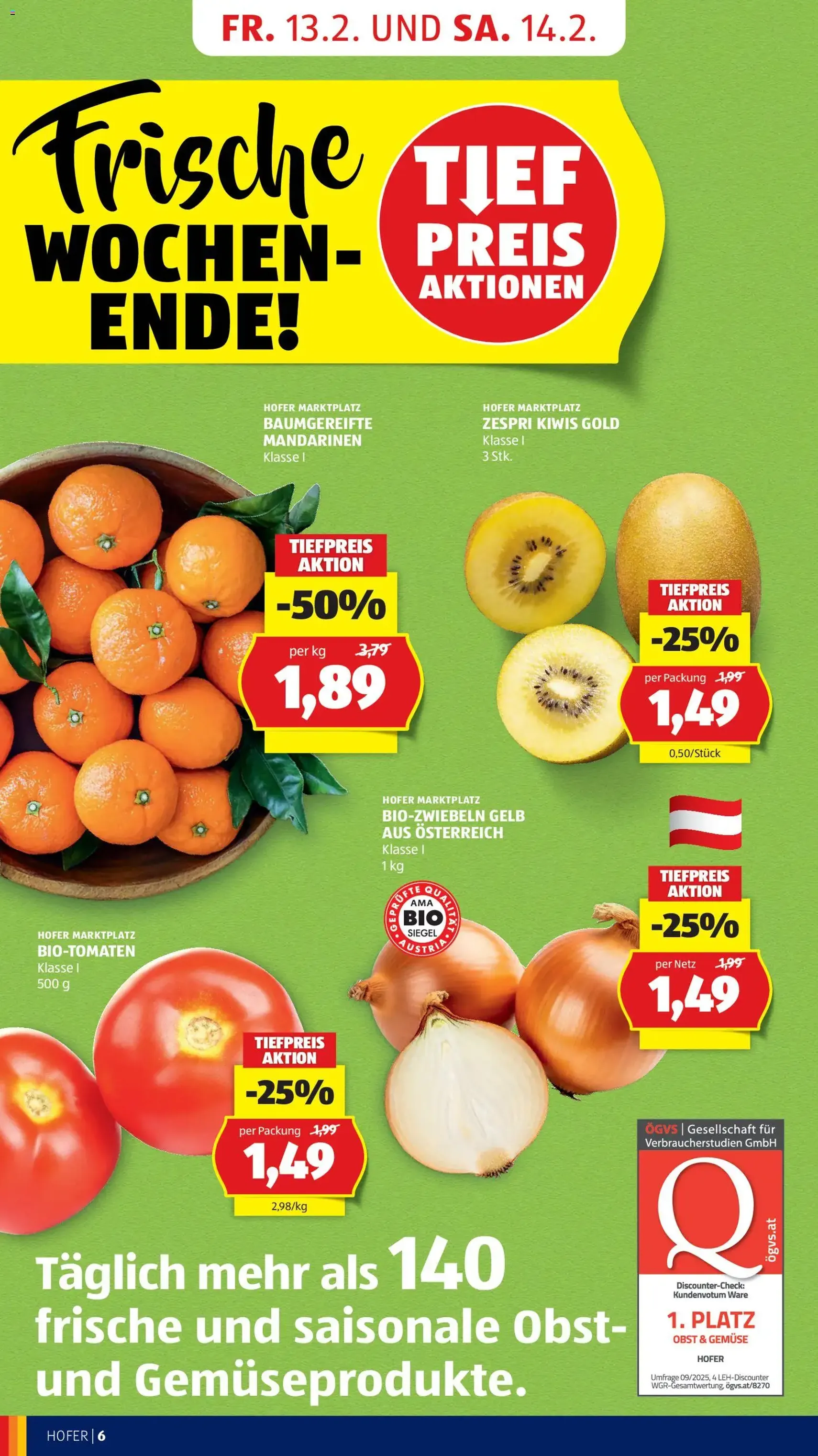 Hofer Flugblatt - Gültiger Prospekt ab 13.02.2026, Seite 8 von insgesamt 41
