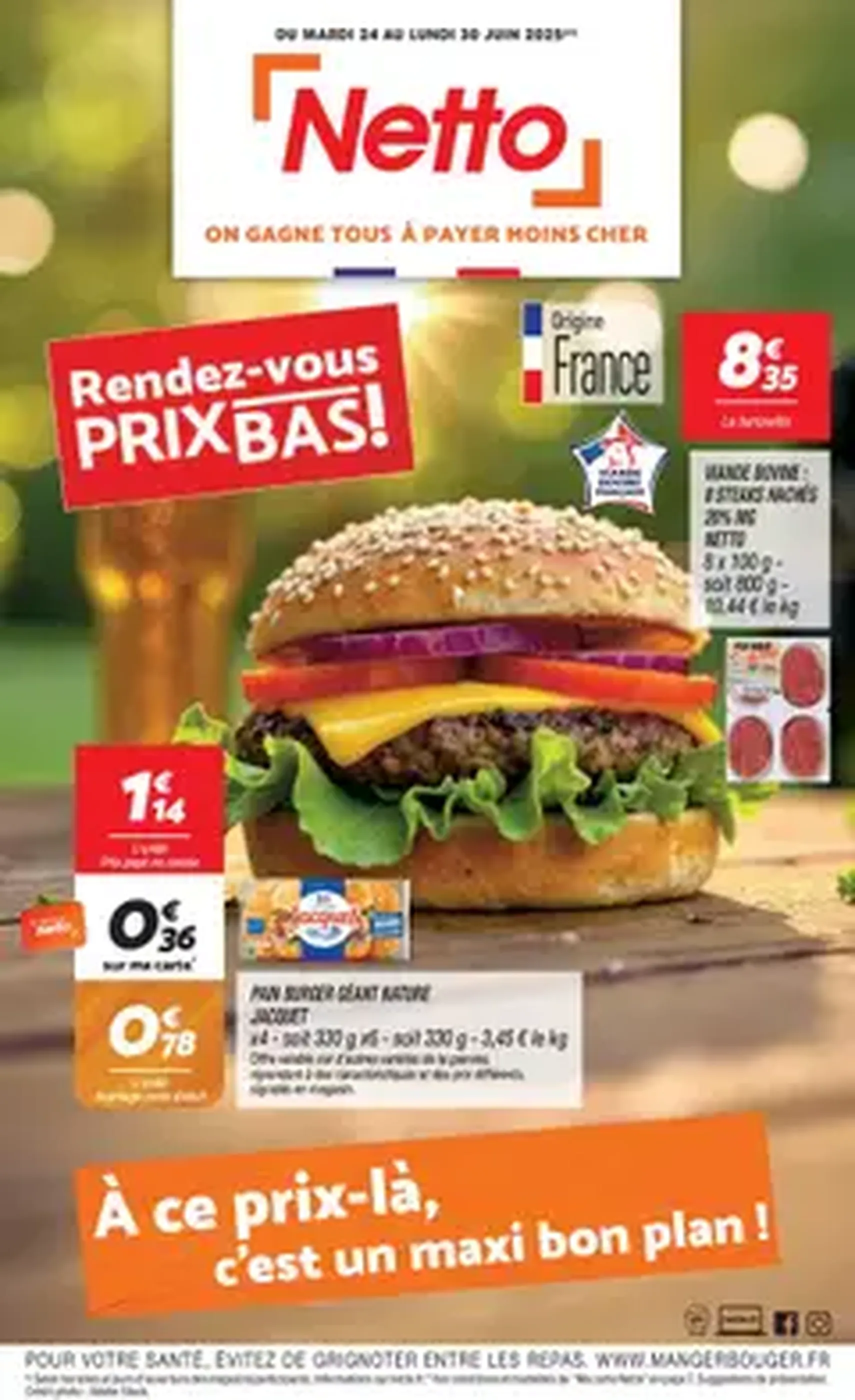 Netto catalogue - brochure valable à partir du 24/06/2025, page 1 sur 1