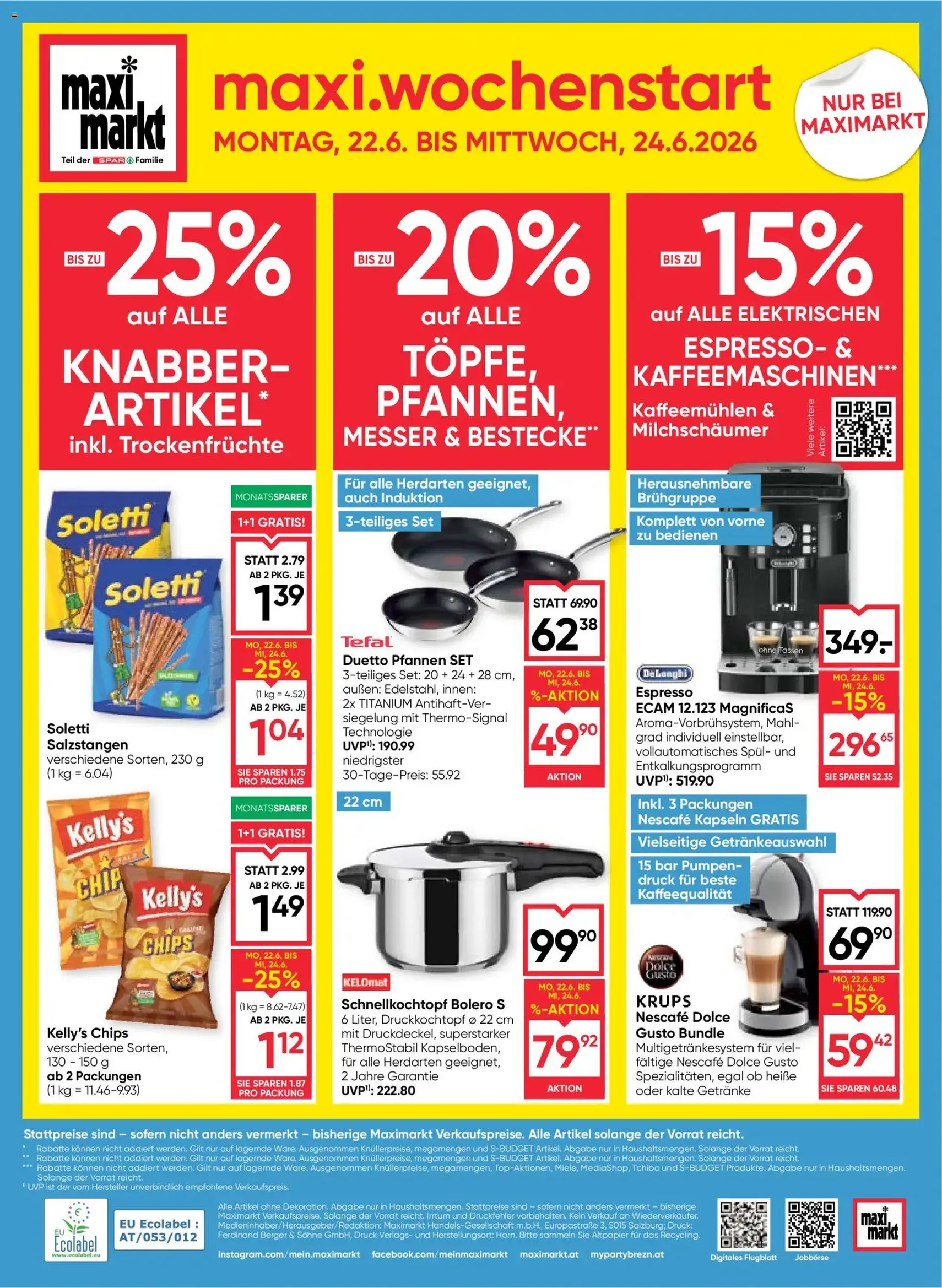 Maximarkt Flugblatt - Gültiger Prospekt ab 18.06.2026, Seite 24 von insgesamt 24