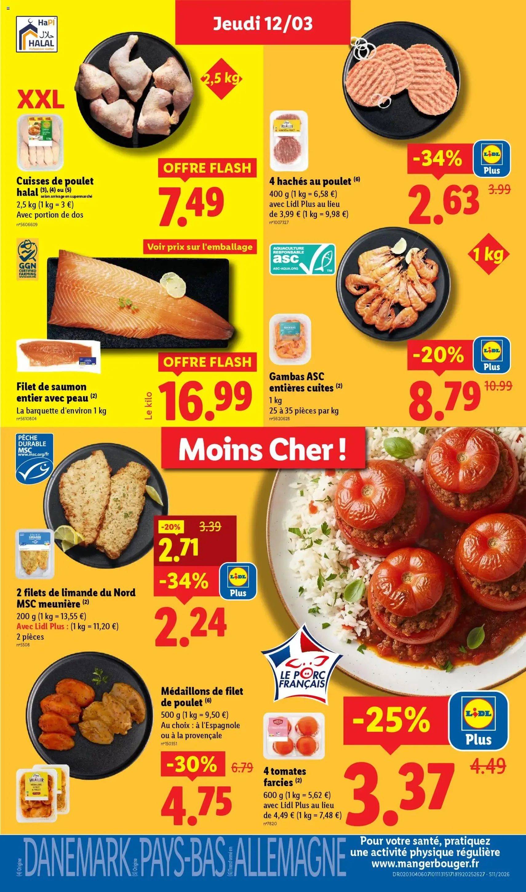 LIDL catalogue semaine 11 - brochure valable à partir du 12/03/2026, page 7 sur 71