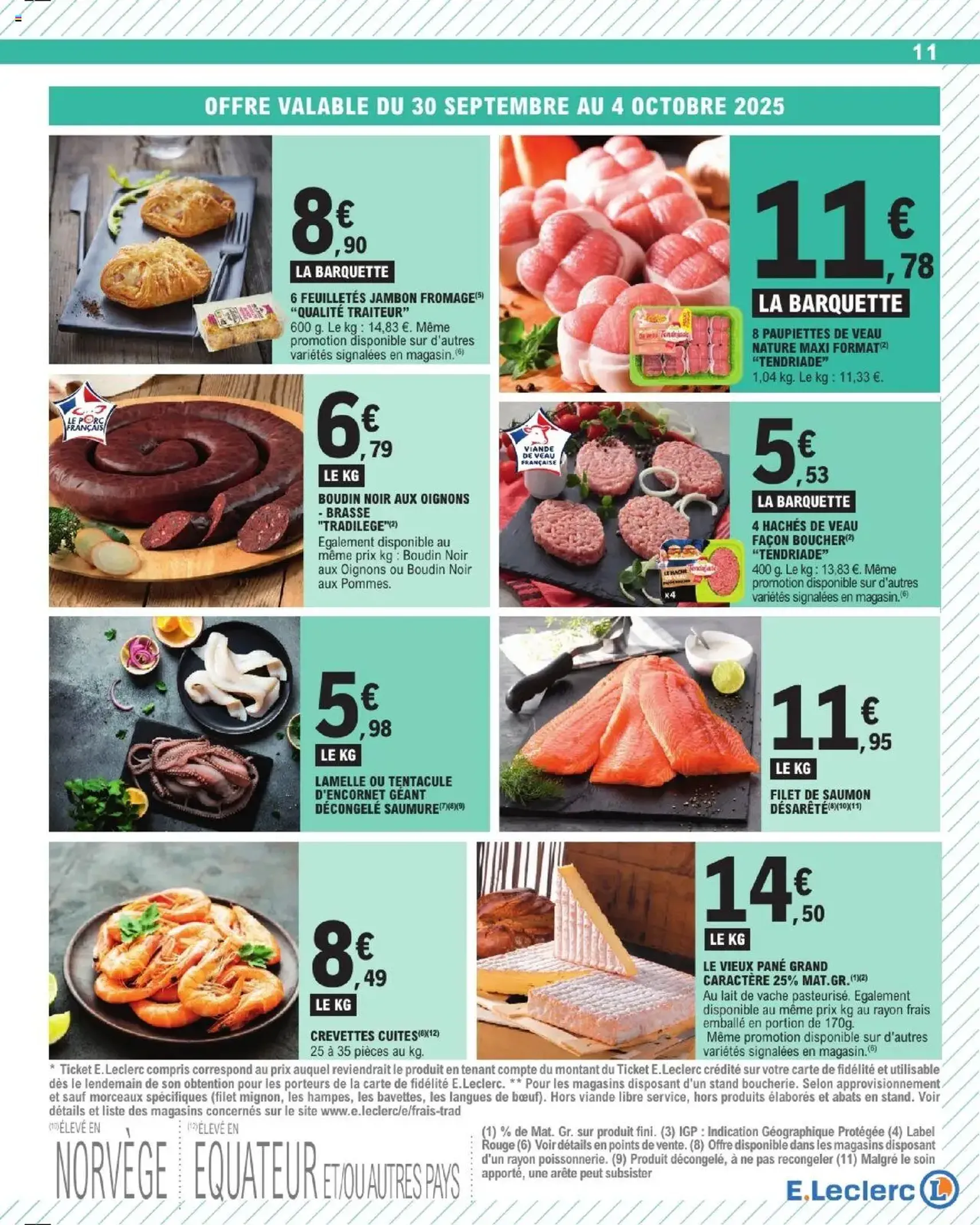 E.Leclerc catalogue semaine 40 - brochure valable à partir du 30/09/2025, page 11 sur 36 E.Leclerc catalogue semaine 40 - brochure valable à partir du 30/09/2025, page 11 sur 36