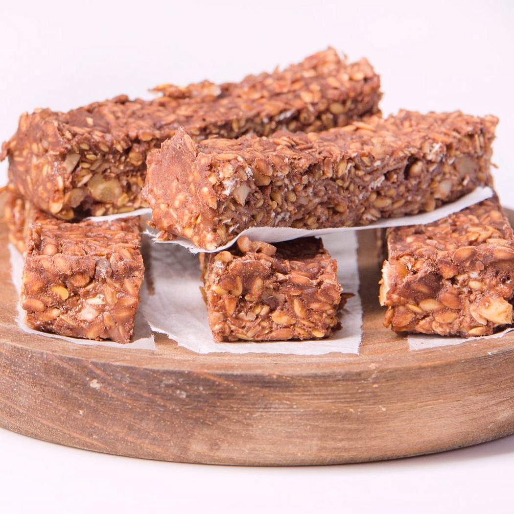 Barrette fitness al cioccolato