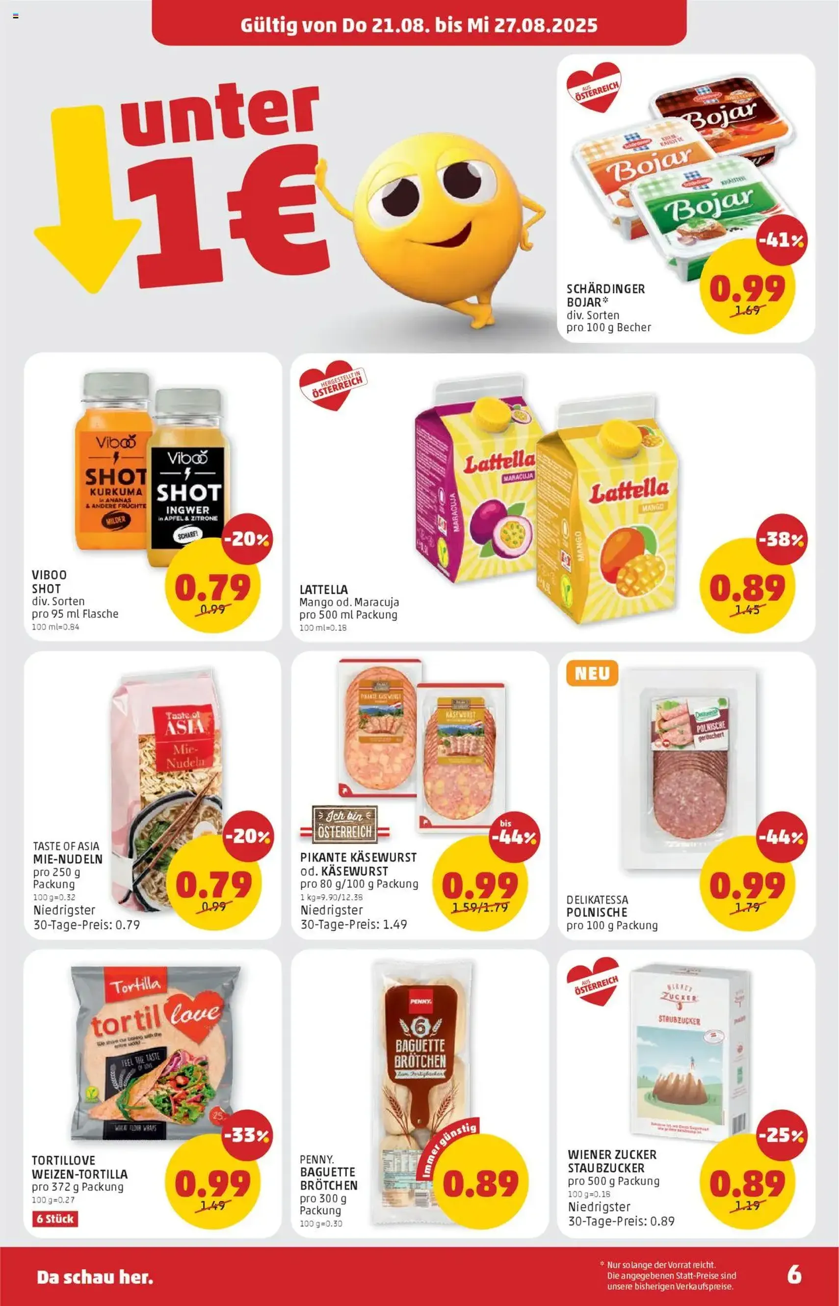 Penny Markt Flugblatt - Gültiger Prospekt ab 21.08.2025, Seite 6 von insgesamt 32