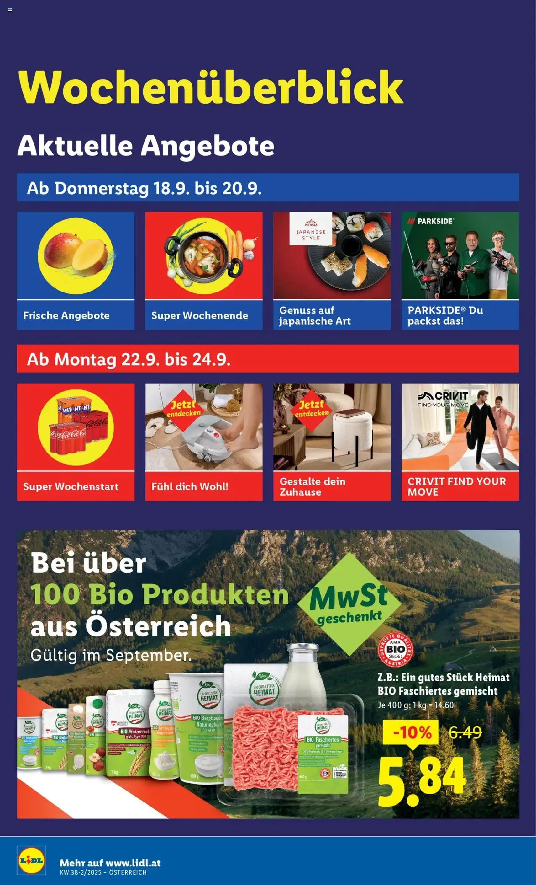 Lidl Flugblatt - Gültiger Prospekt ab 18.09.2025, Seite 2 von insgesamt 44
