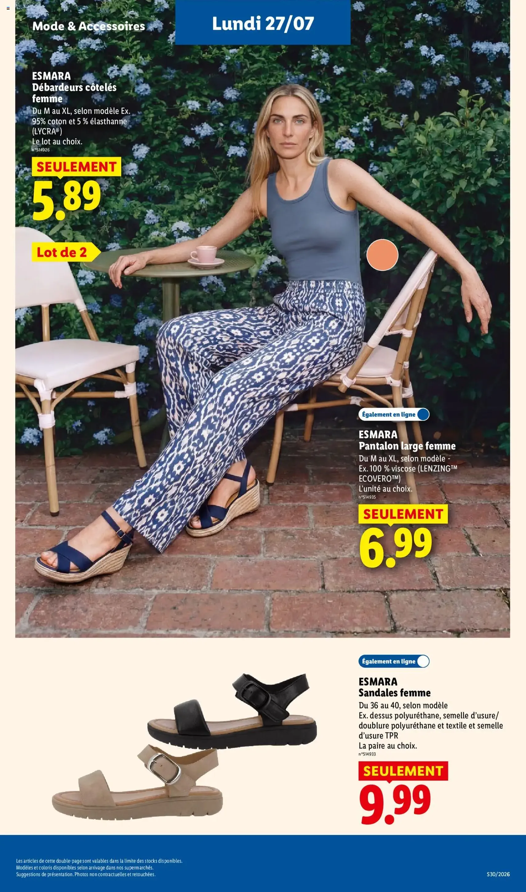 LIDL catalogue - brochure valable à partir du 23/07/2026, page 59 sur 64
