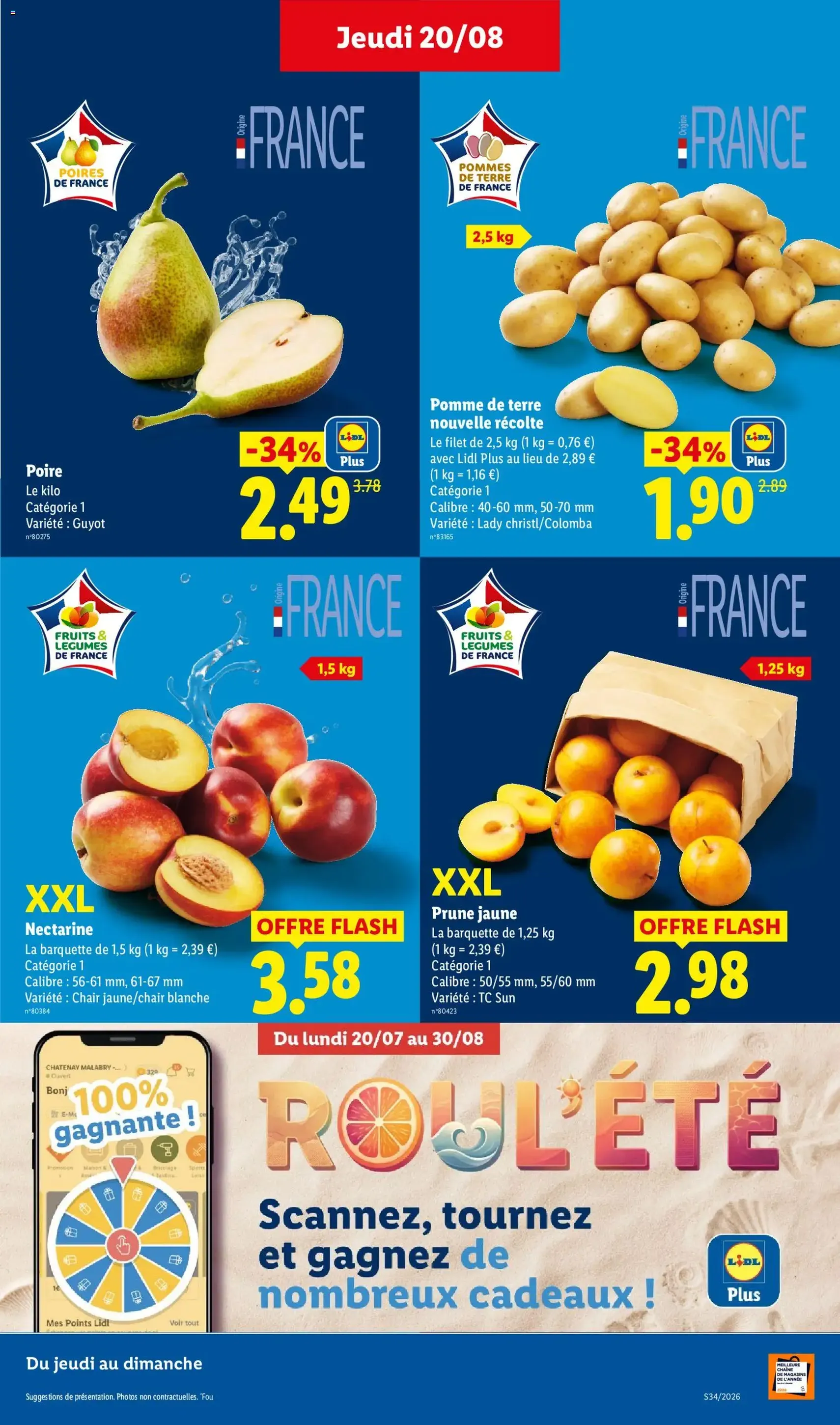 LIDL catalogue - brochure valable à partir du 20/08/2026, page 3 sur 54
