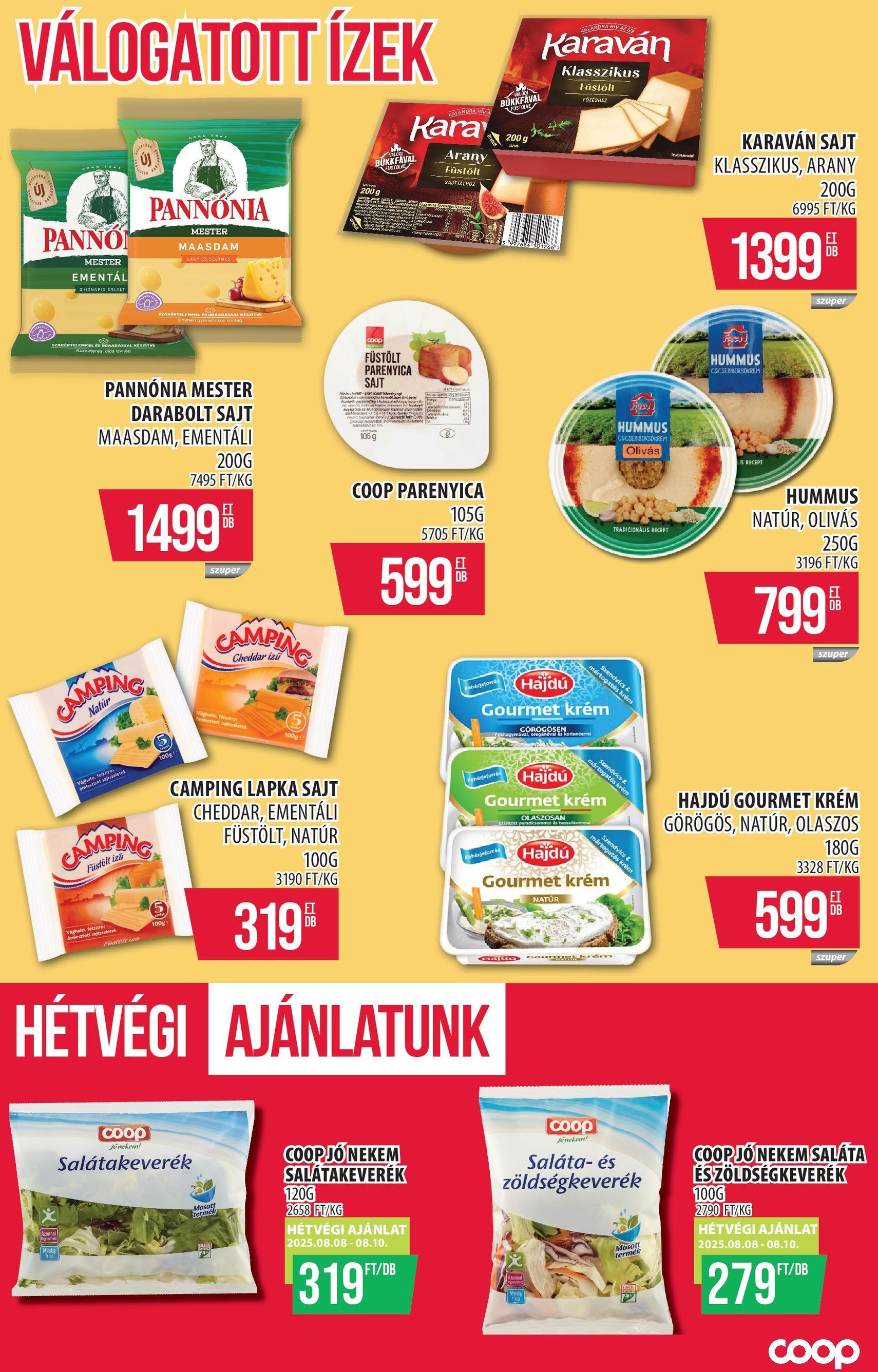 COOP Szolnok Akciós újság - 2025.08.07. érvényes szórólap 8 oldal 14 oldalból