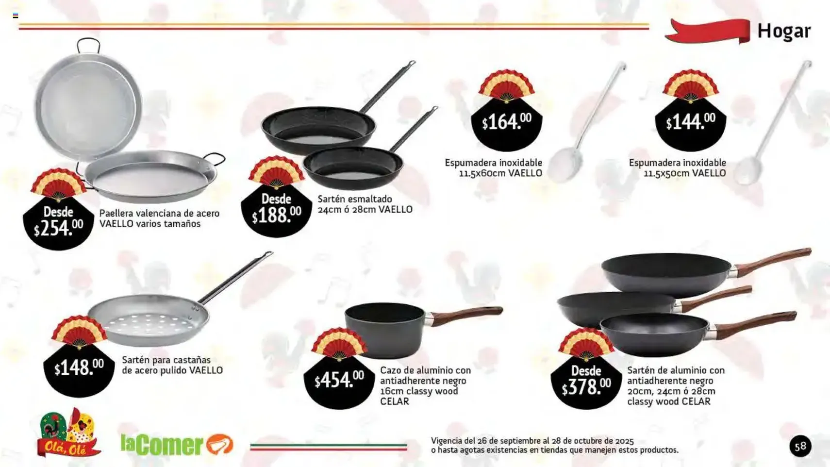 La Comer folleto Olá, Olé - folleto válido desde 26/09/2025 página 58 de 64 La Comer folleto Olá, Olé - folleto válido desde 26/09/2025 página 58 de 64