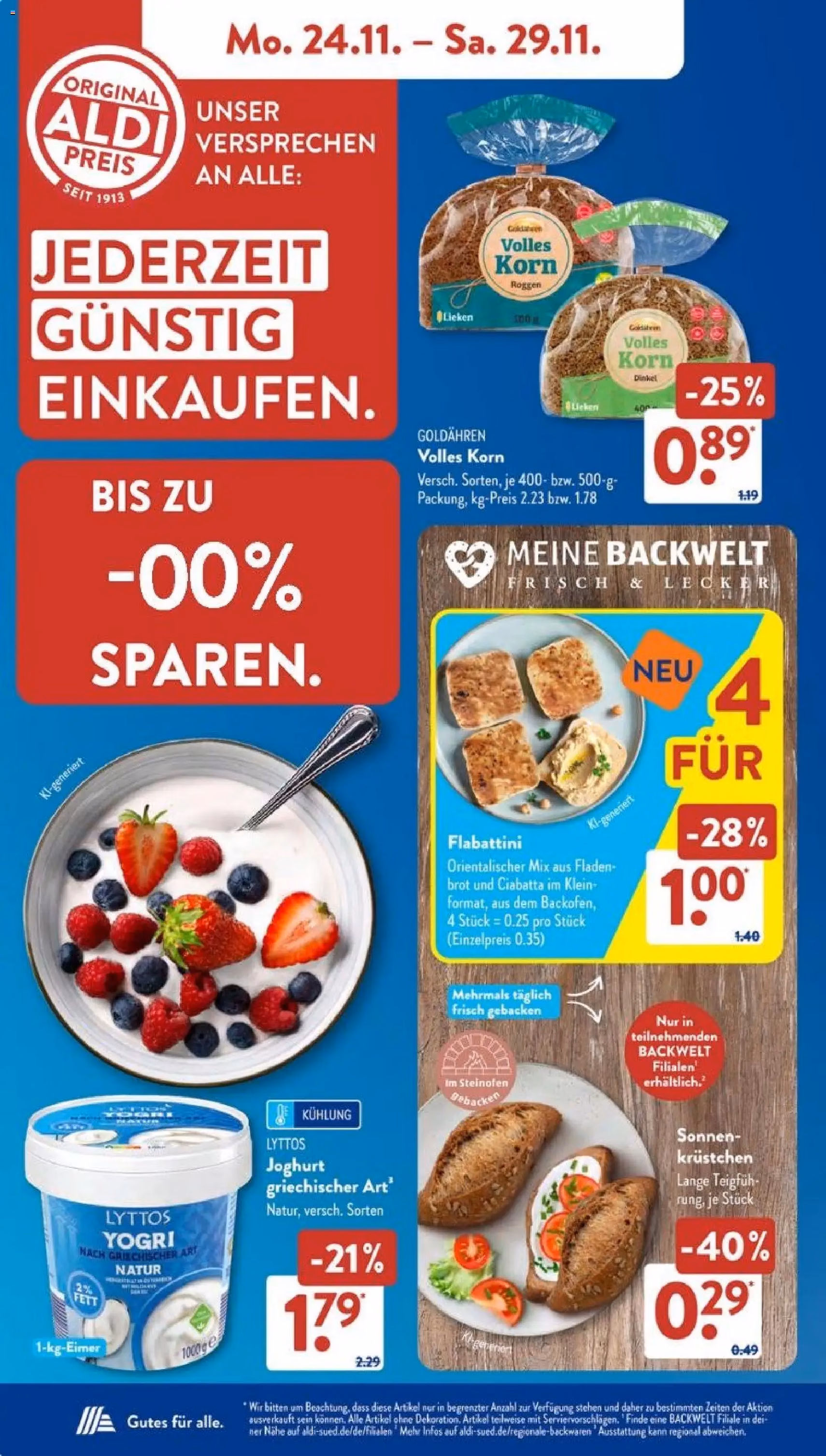 Aldi Süd Prospekt - Gültiger Prospekt ab 24.11.2025, Seite 8 von insgesamt 47