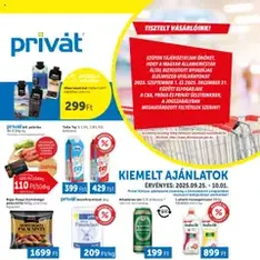 PRIVÁT Akciós újság - szórólap előnézete érvényes 2025.09.25. -tól