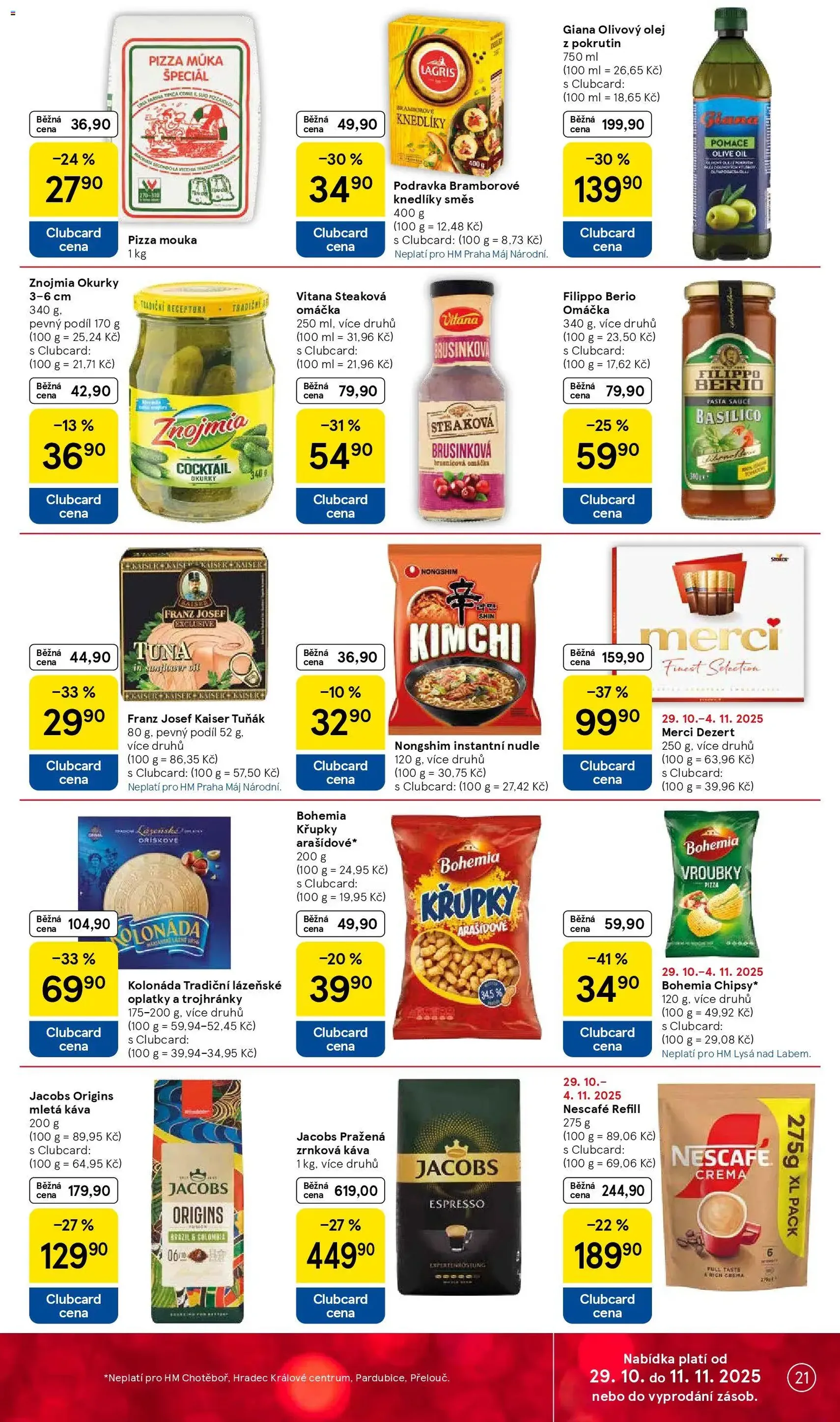 Tesco leták - Hypermarket - platný leták od 29.10.2025 strana 21 z 31 Tesco leták - Hypermarket - platný leták od 29.10.2025 strana 21 z 31